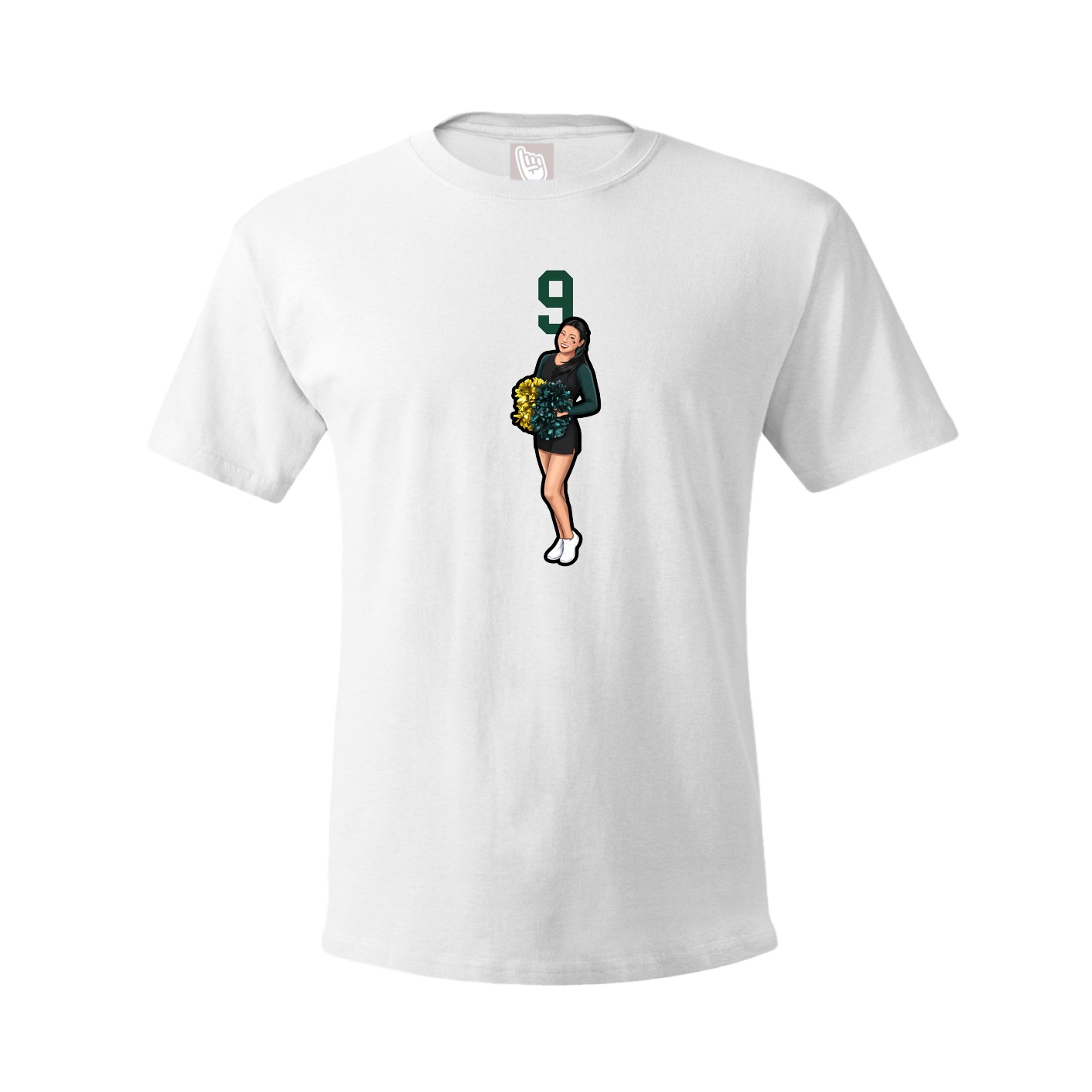 Tee — Number Top in White