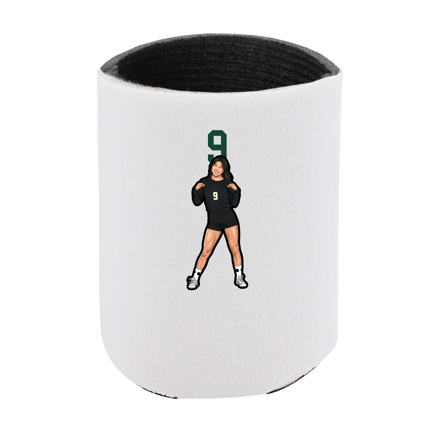 Can Holder — Number Top in White