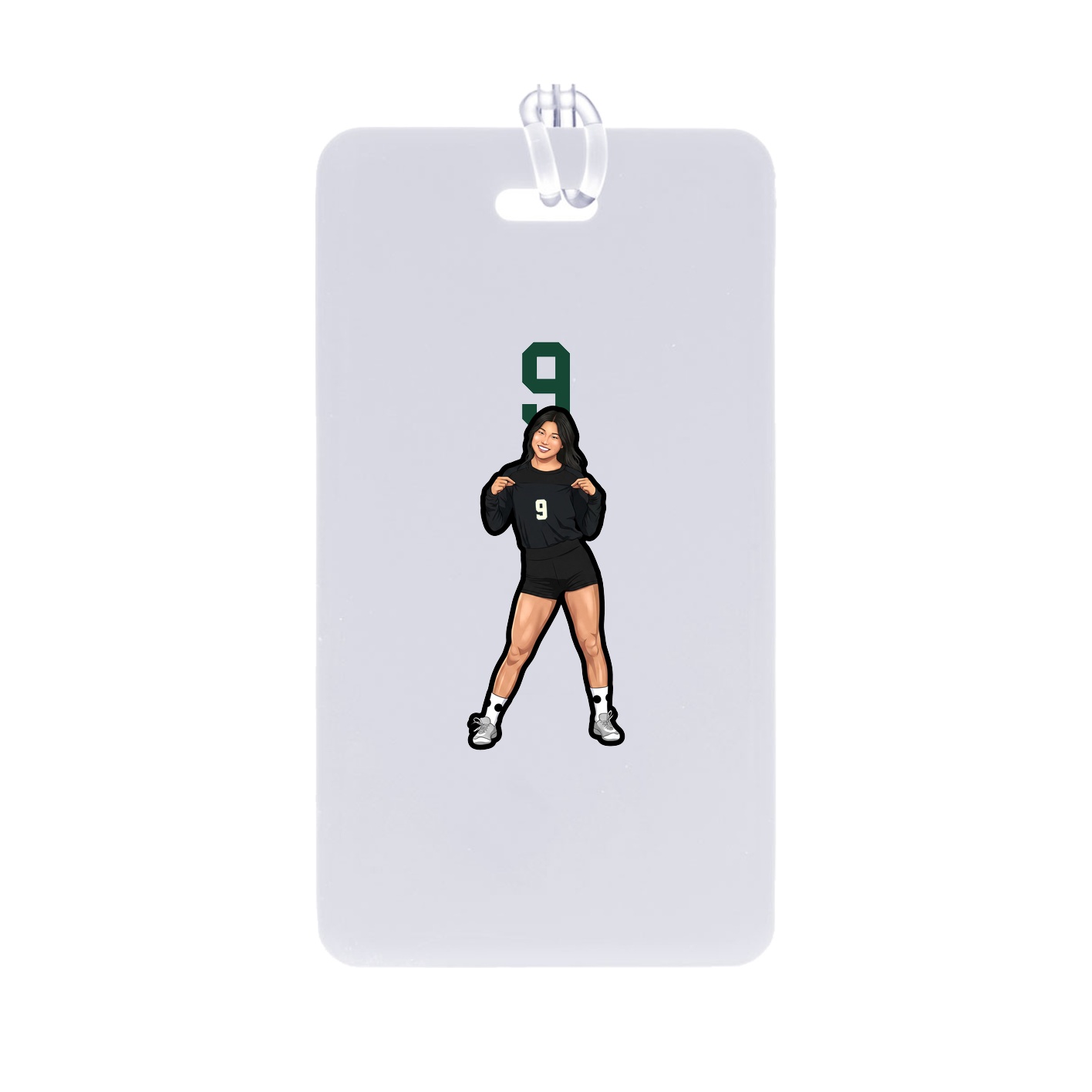 Bag Tag — Number Top in Classic