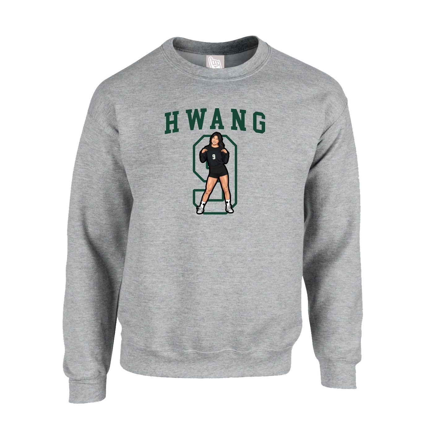 Fleece Crew — Shirsey in Grey