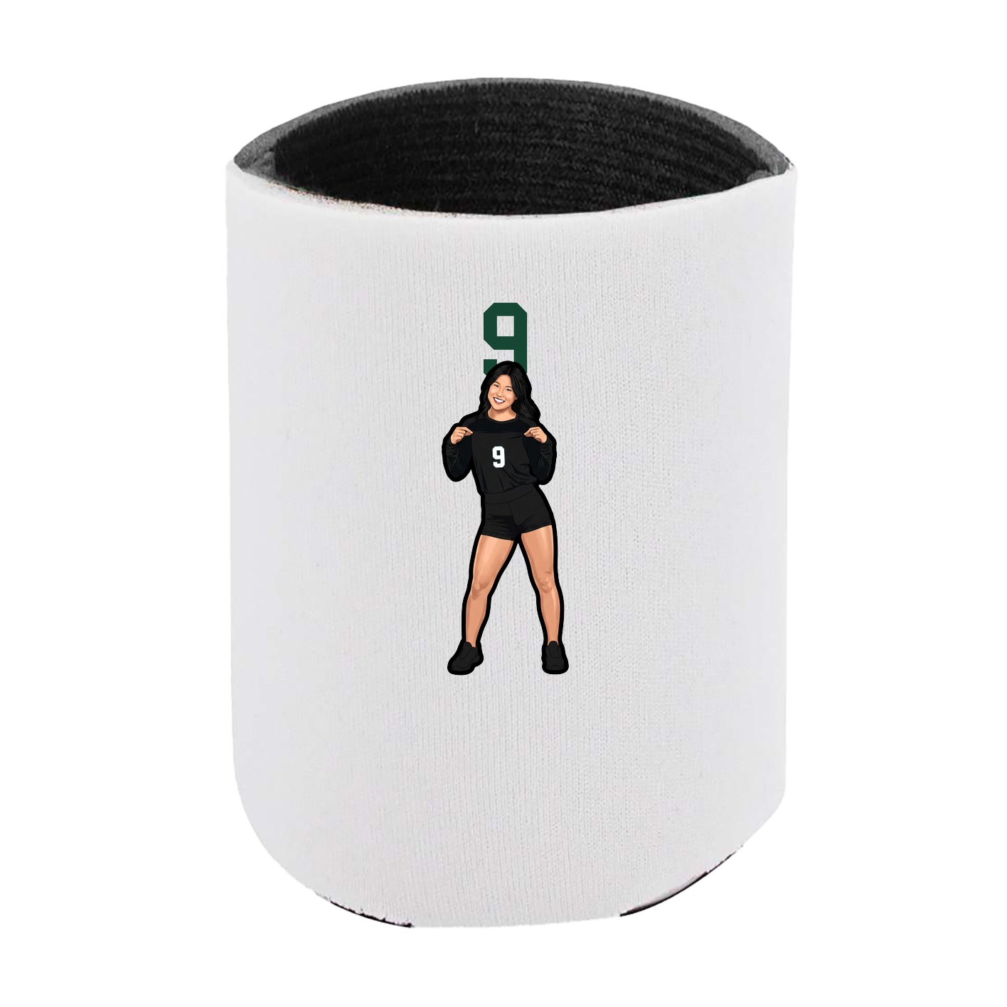 Can Holder — Number Top in White