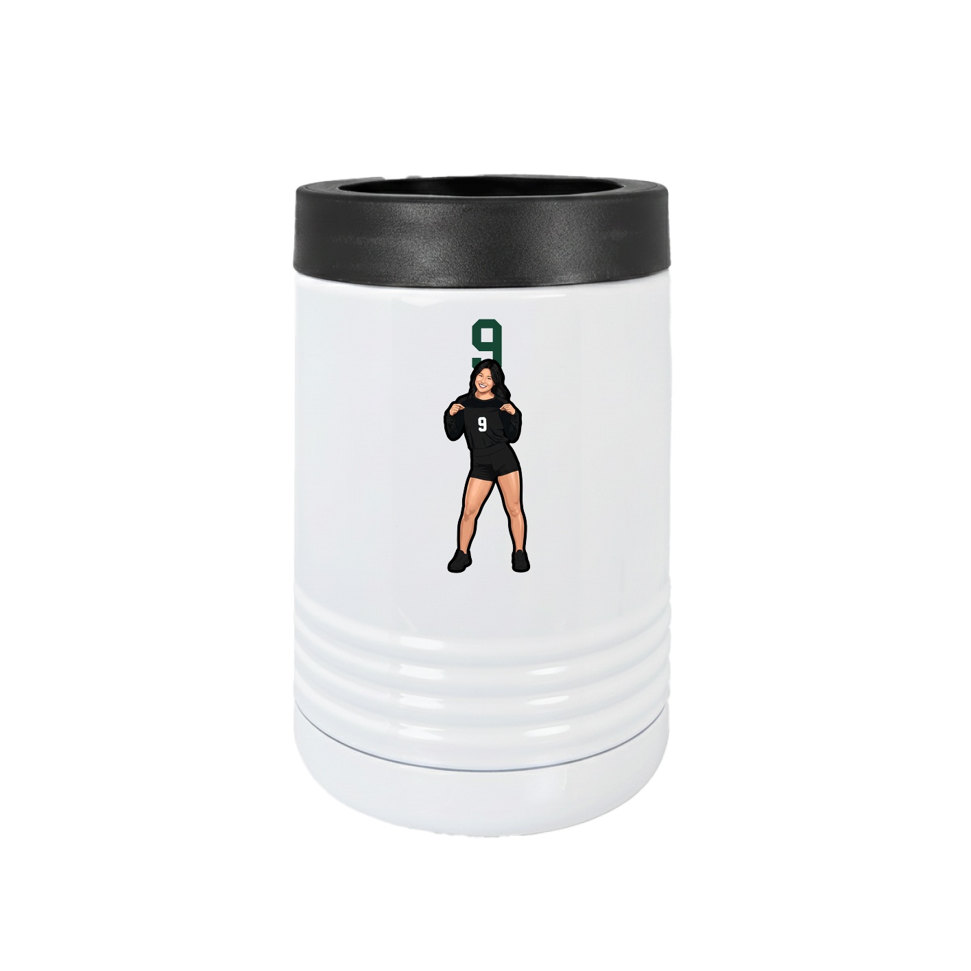 Beverage Holder — Number Top in White