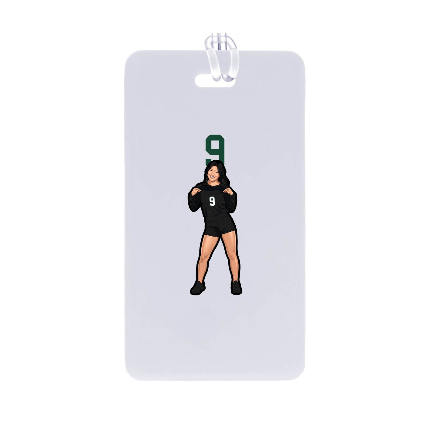 Bag Tag — Number Top in Classic