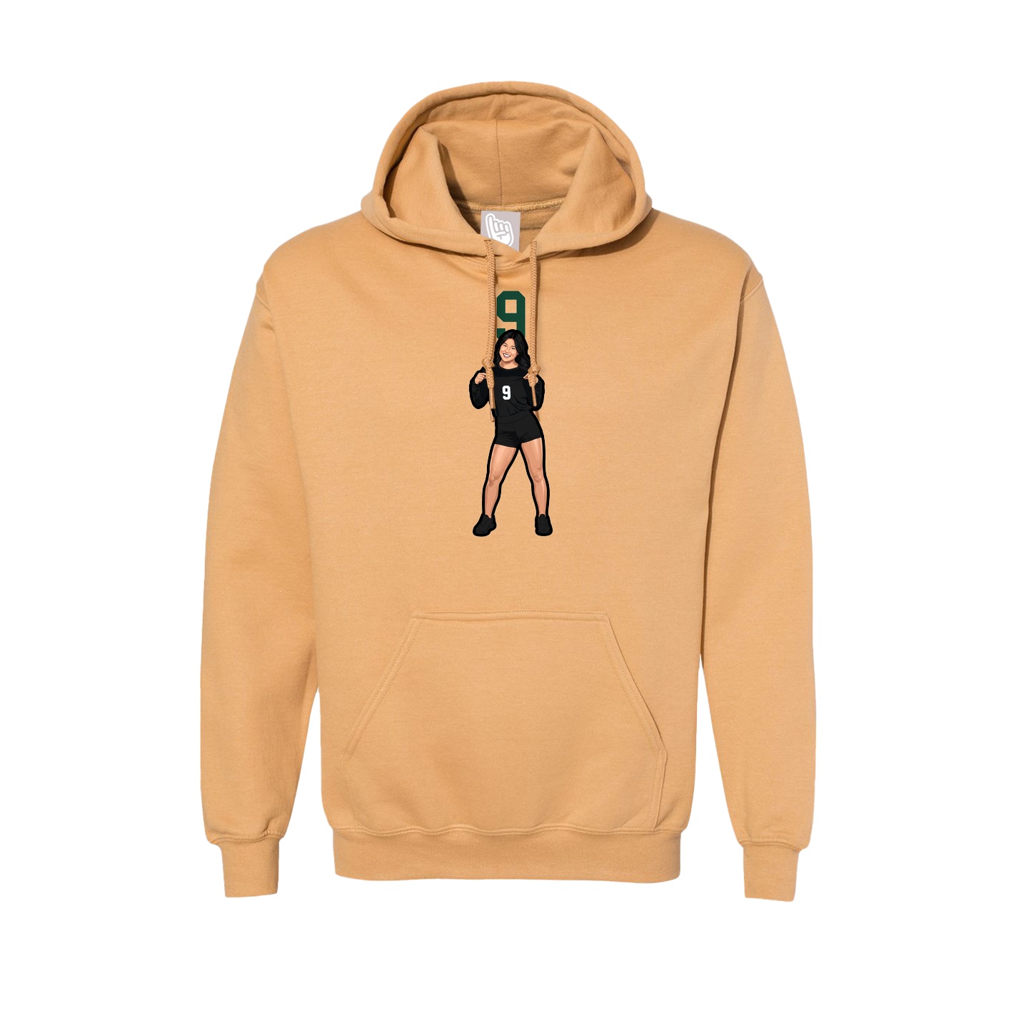Hoodie — Number Top in Vegas Gold