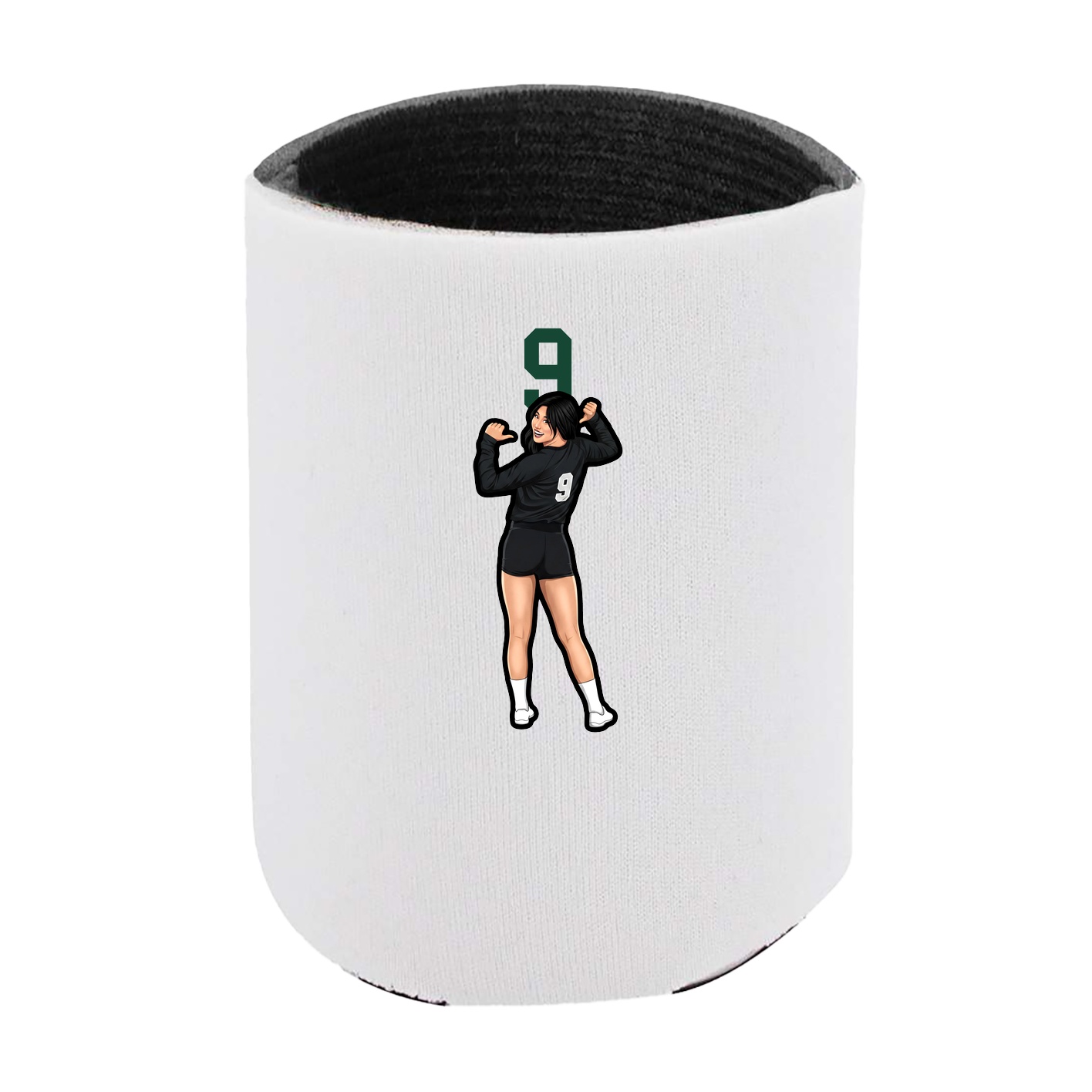 Can Holder — Number Top in White