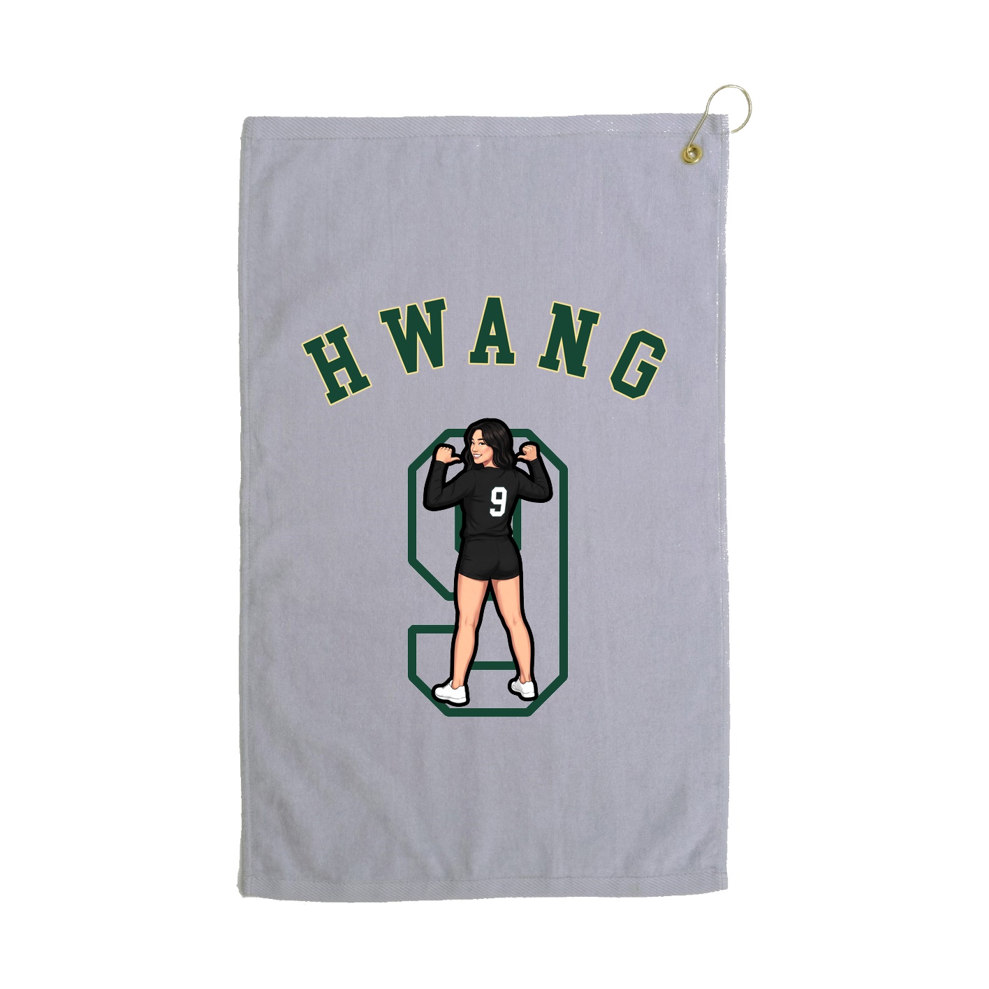 Golf Towel — Shirsey Arch in Grey