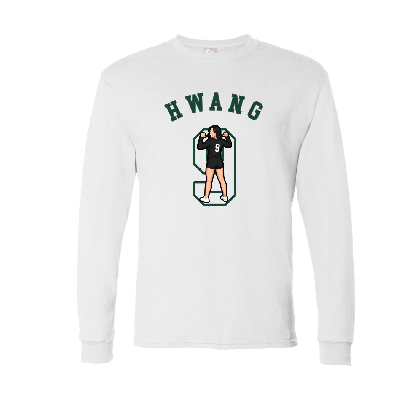 Long Sleeve Tee — Shirsey Arch in White