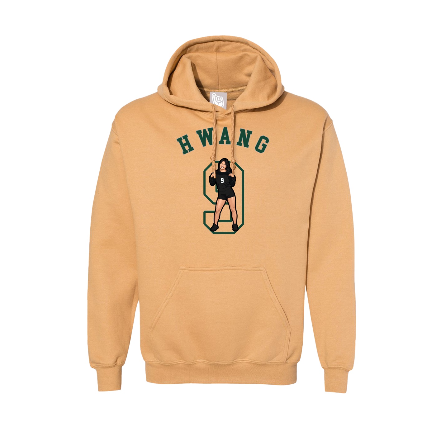 Hoodie — Shirsey Arch in Vegas Gold