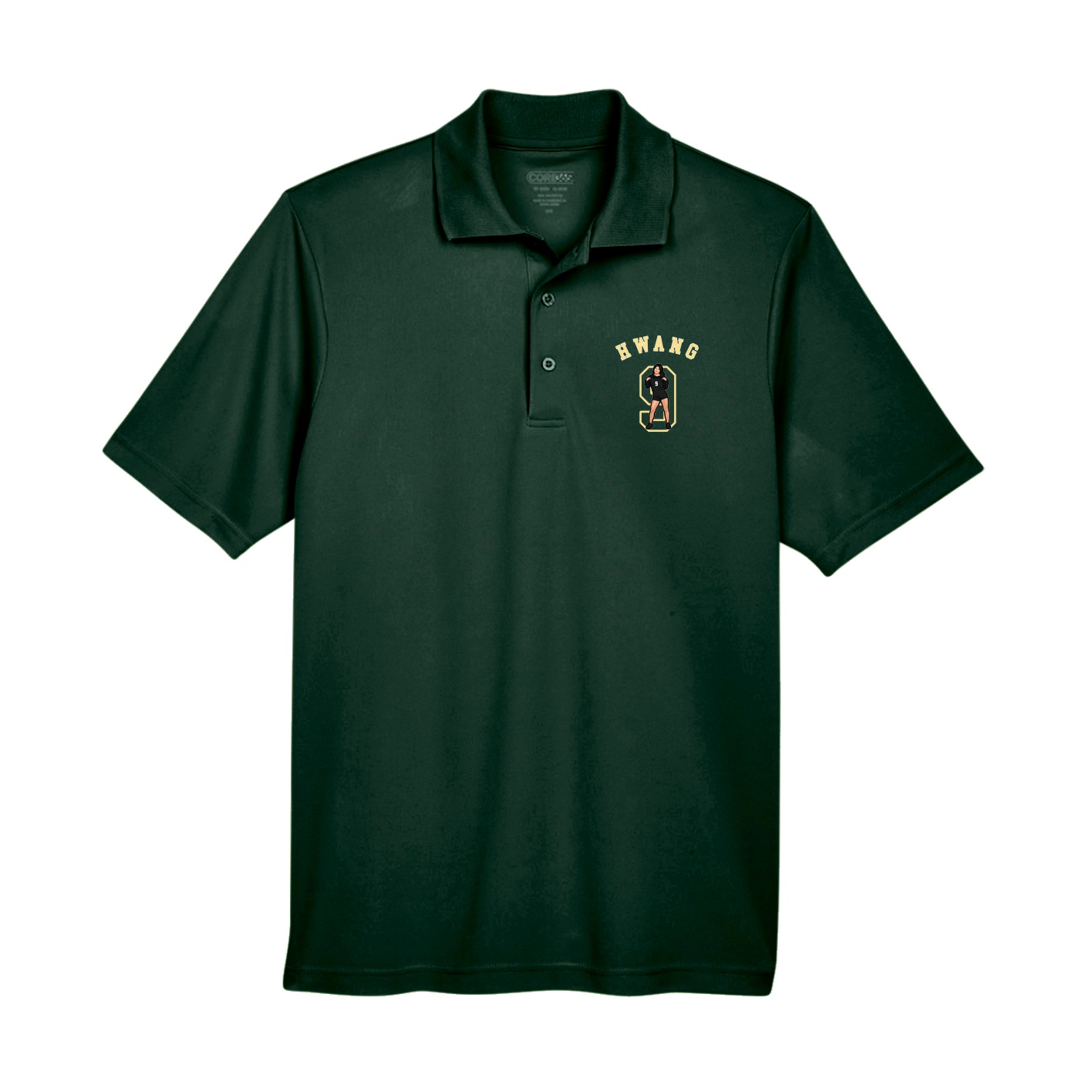 Performance Polo — Shirsey Arch in Green