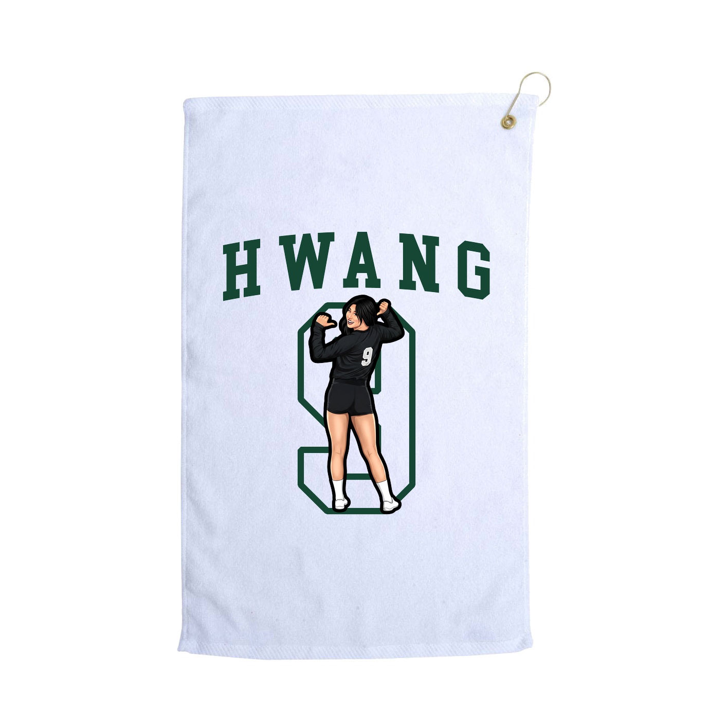 Golf Towel — Shirsey in White