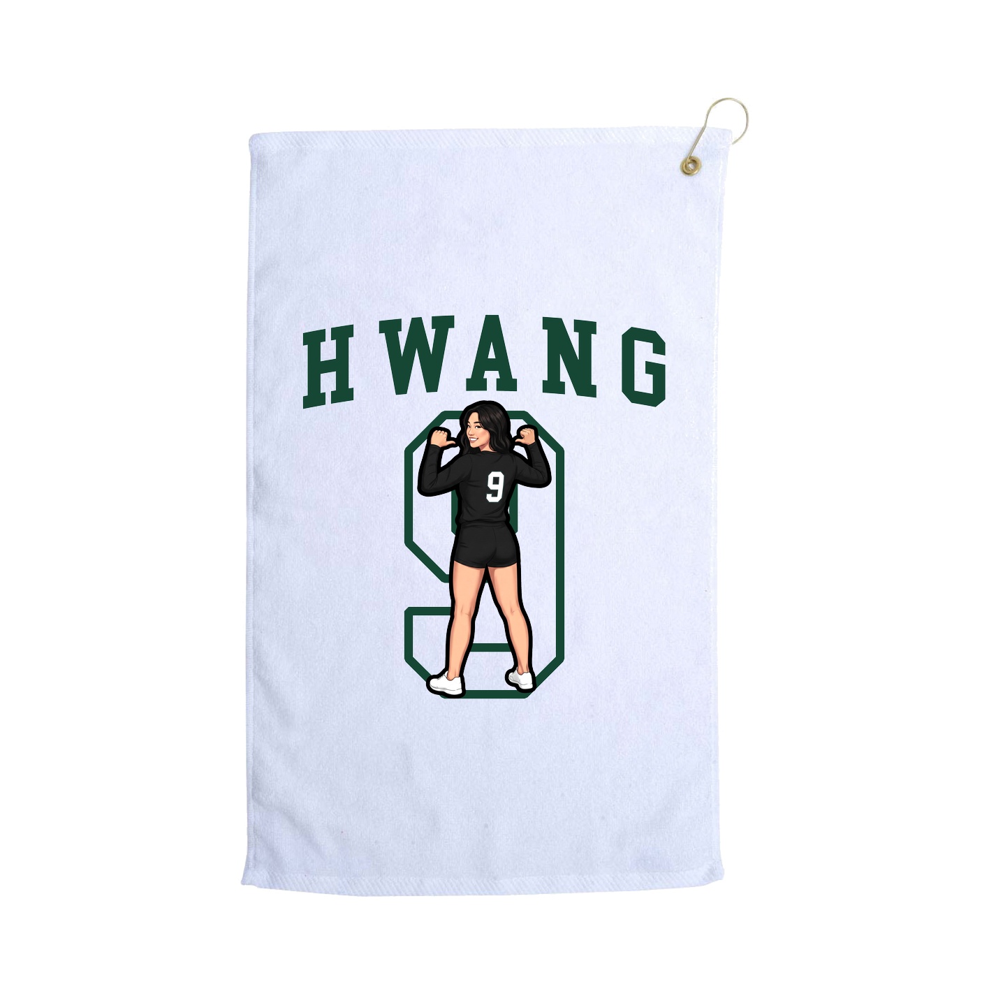 Golf Towel — Shirsey in White