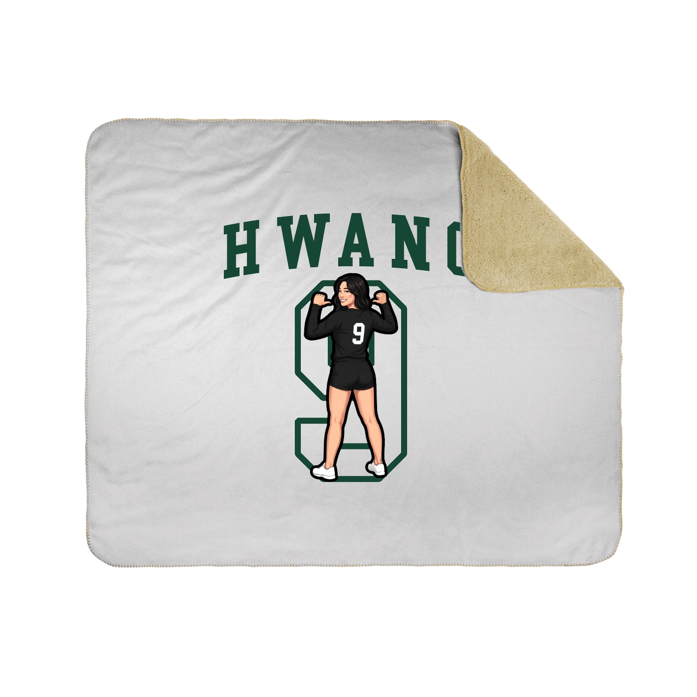 50x60 Sherpa Lined Throw Blanket