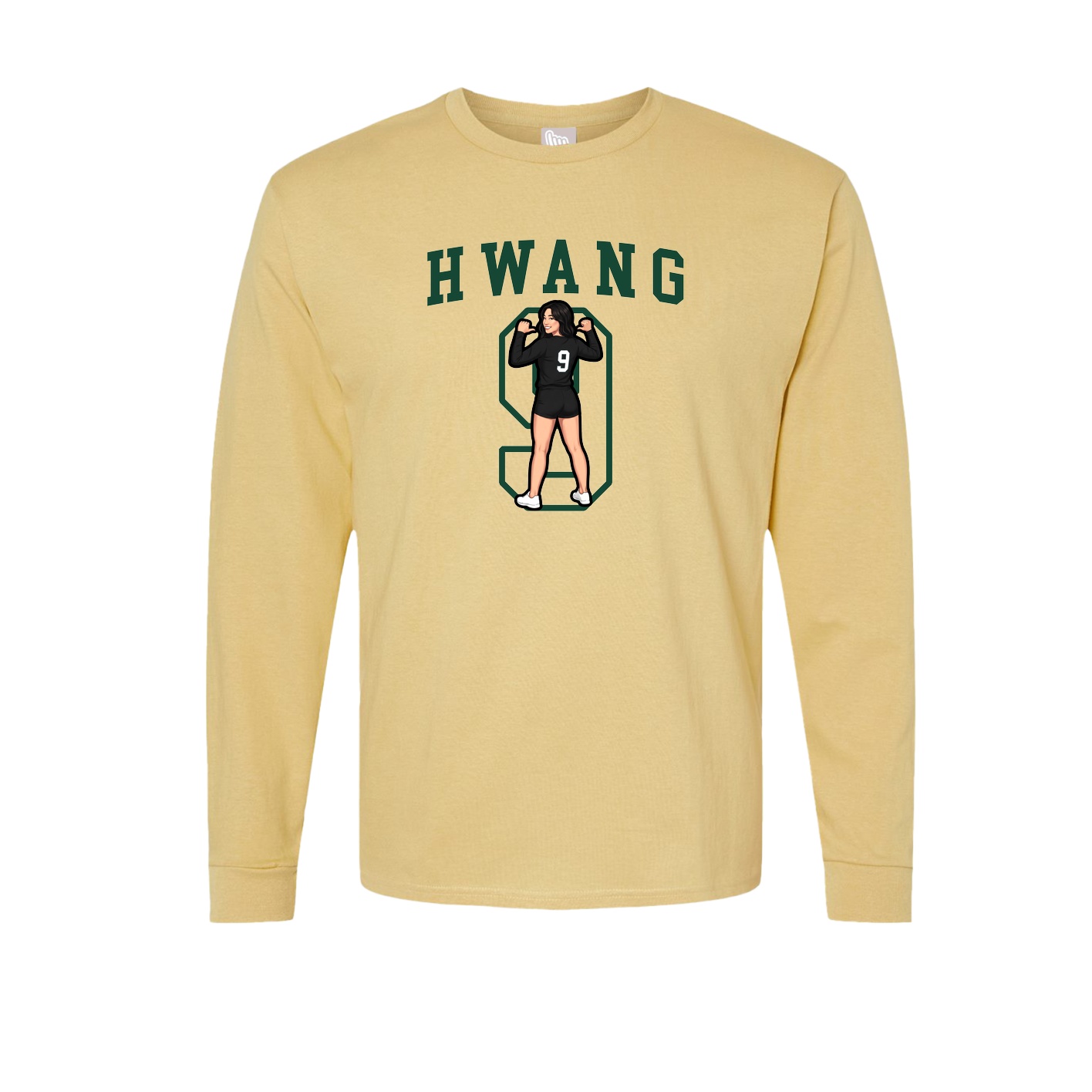 Long Sleeve Tee — Shirsey in Vegas Gold