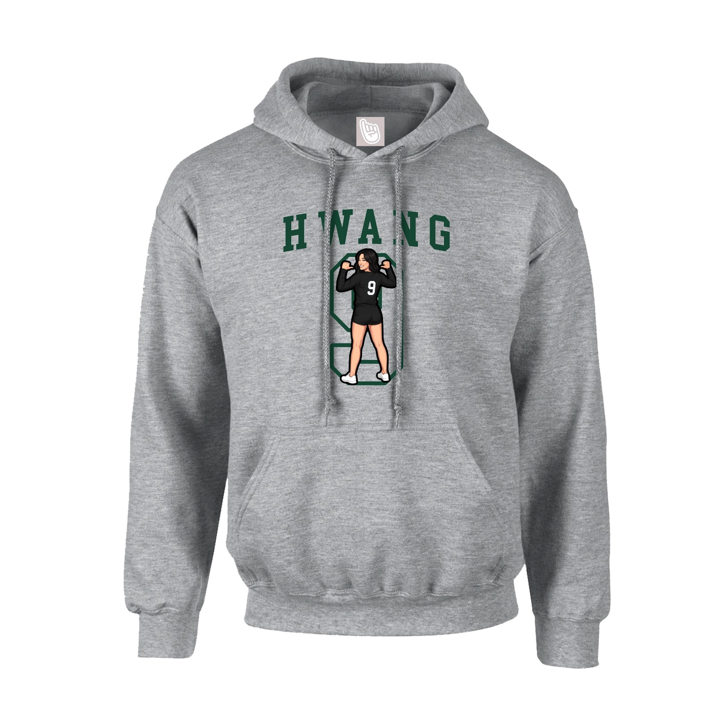 Hoodie — Shirsey in Grey