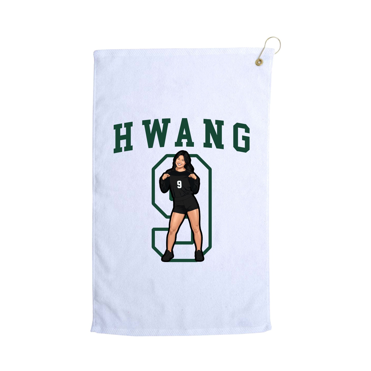 Golf Towel — Shirsey in White