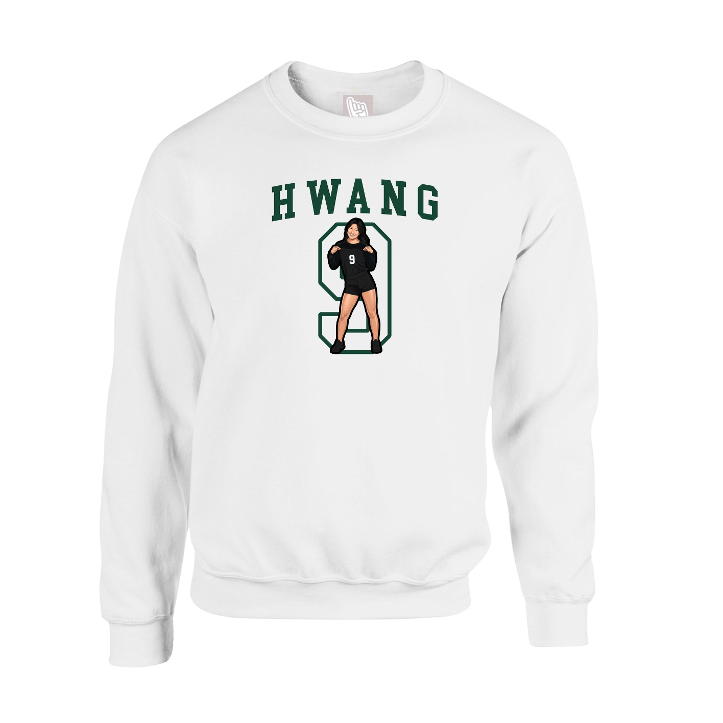 Fleece Crew — Shirsey in White