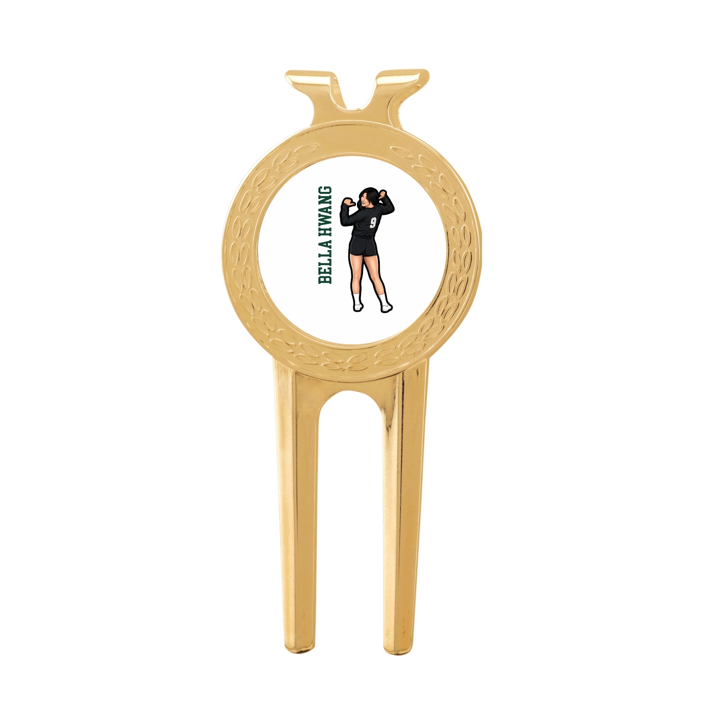 Divot Tool with Ball Marker — Name Vertical in Classic