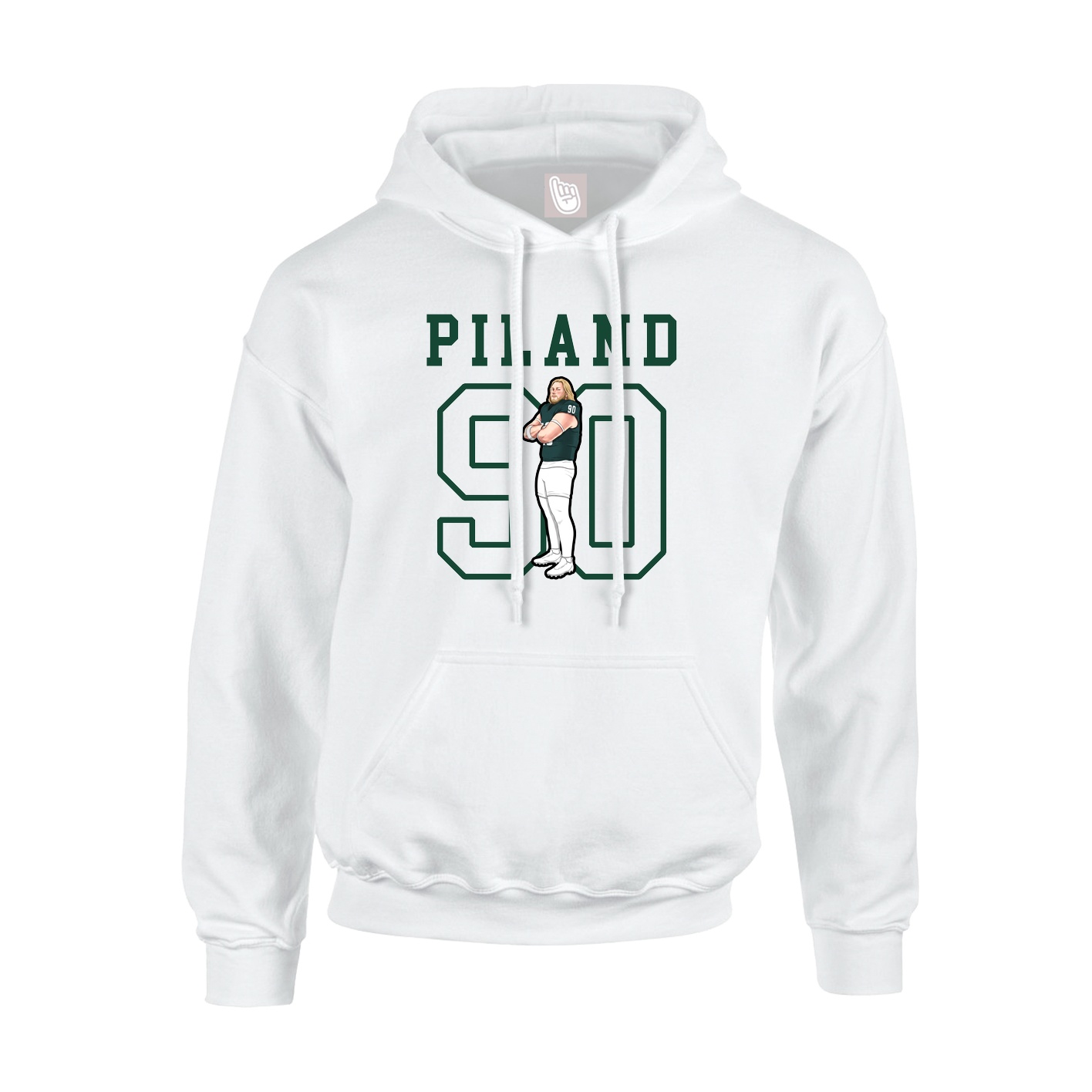Hoodie — Shirsey in White