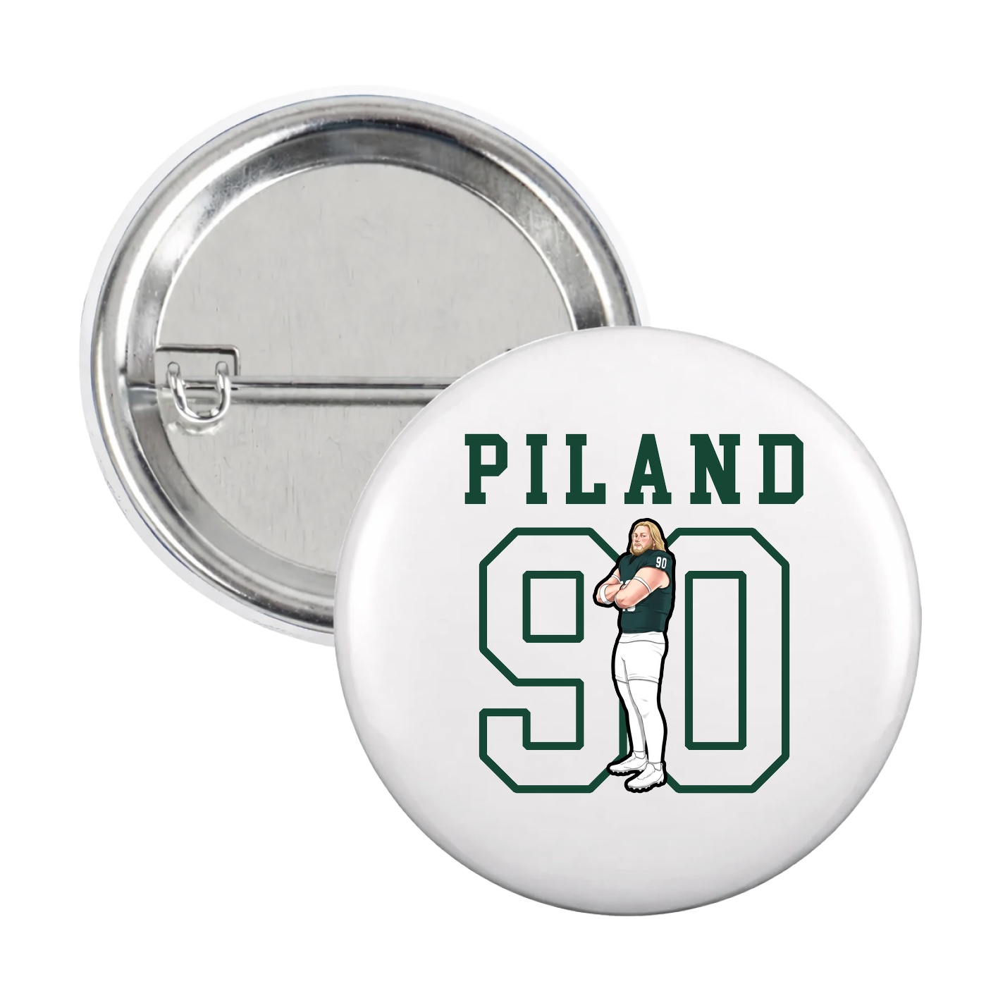 Game Day Button — Shirsey in White