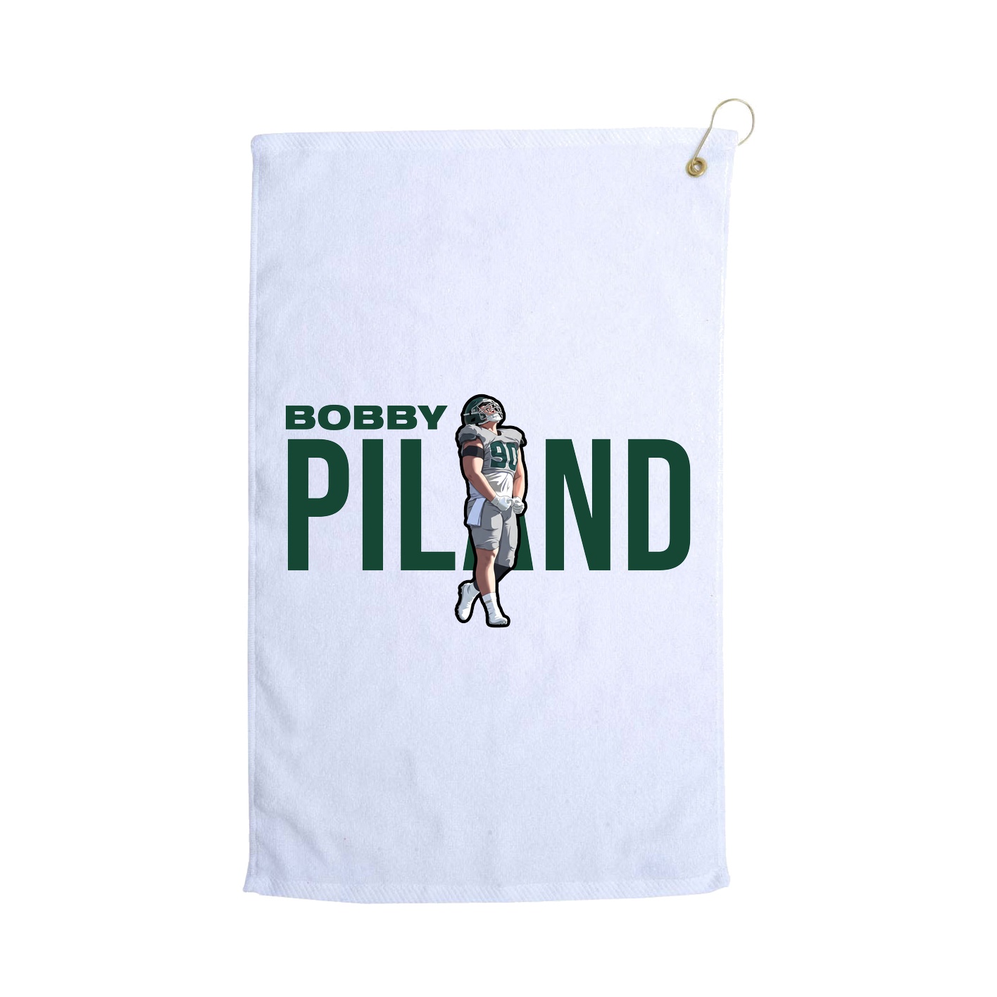 Golf Towel — Player Name in White
