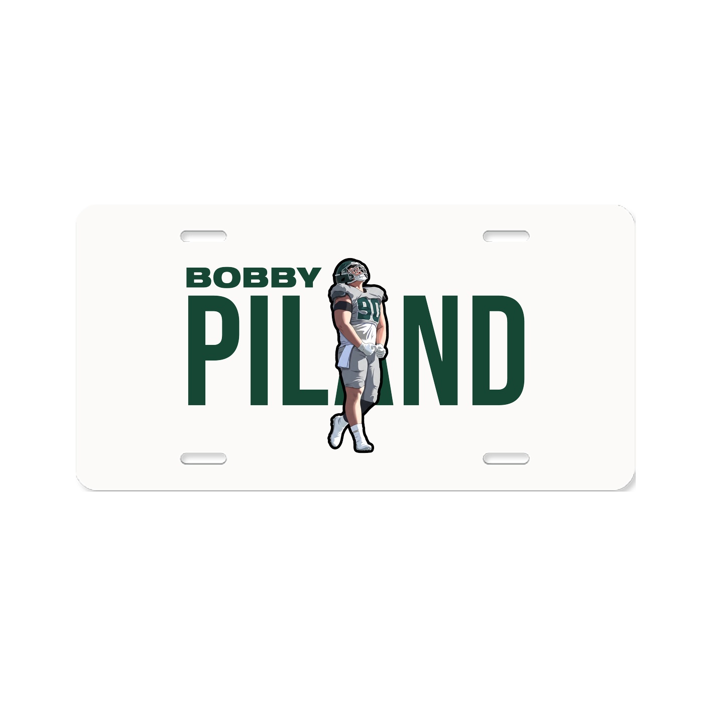 License Plate — Player Name in Classic
