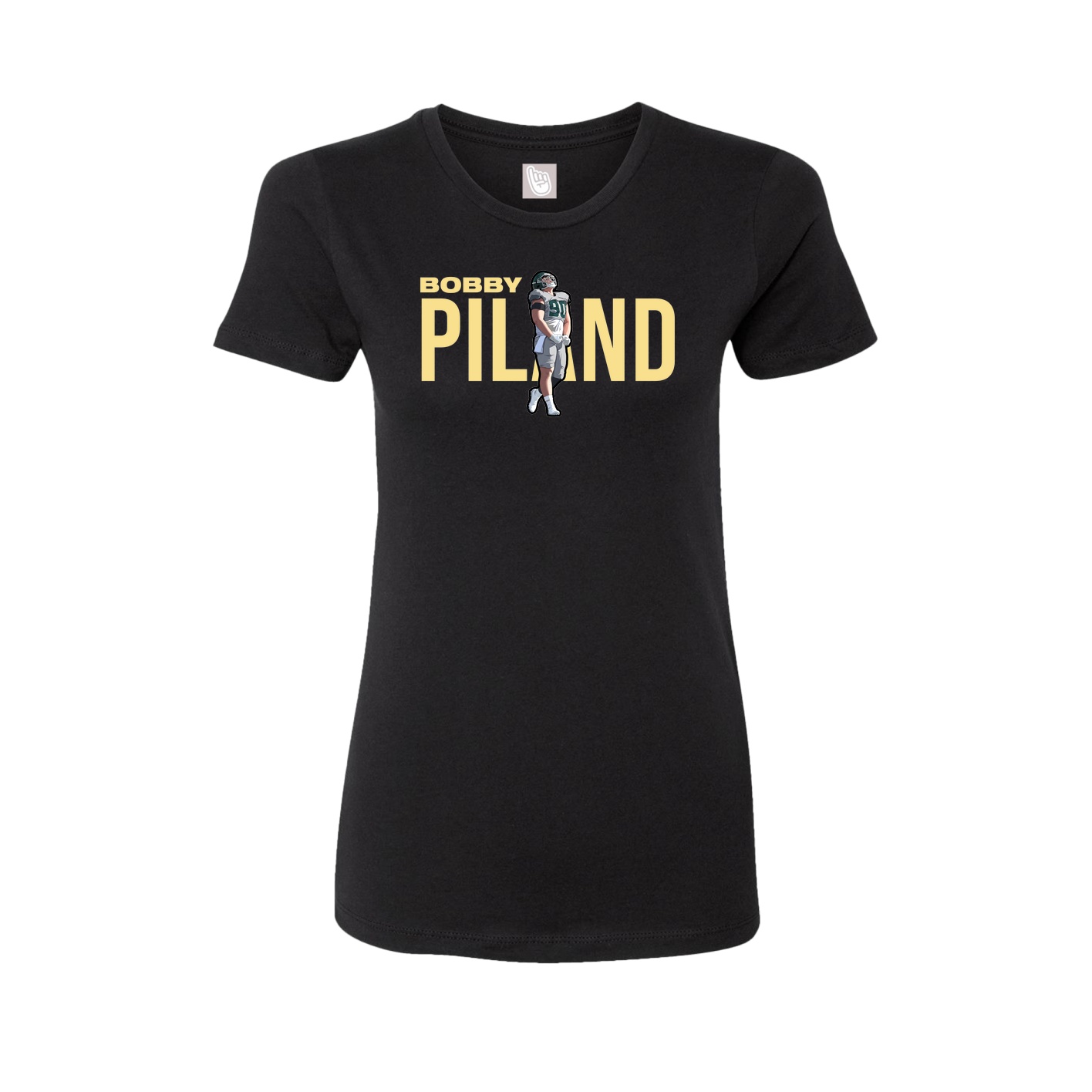 Womens Tee — Player Name in Black