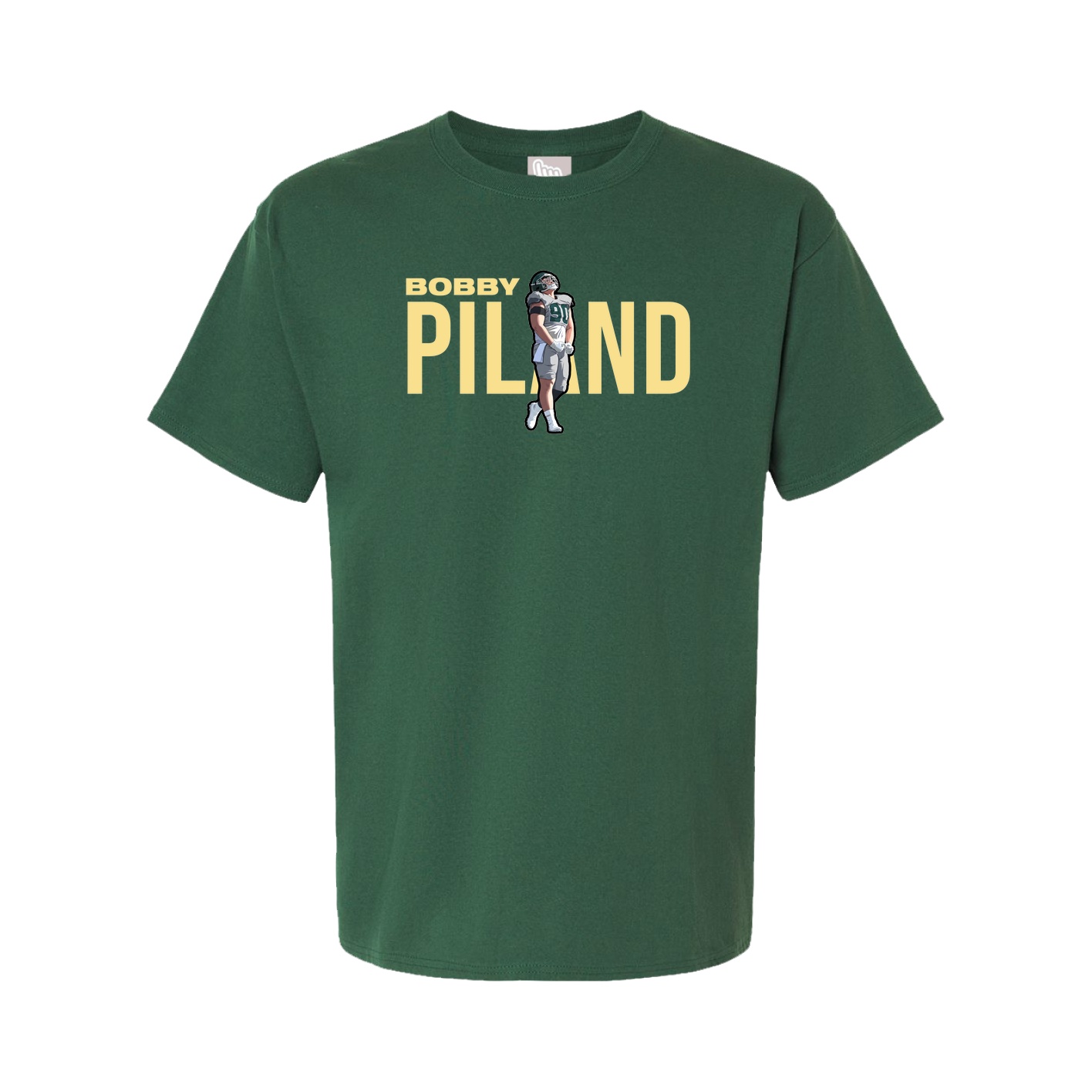 Youth Tee — Player Name in Green