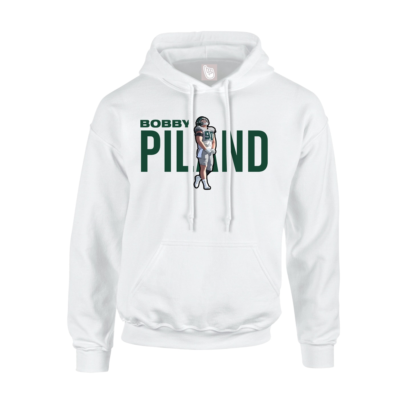 Hoodie — Player Name in White