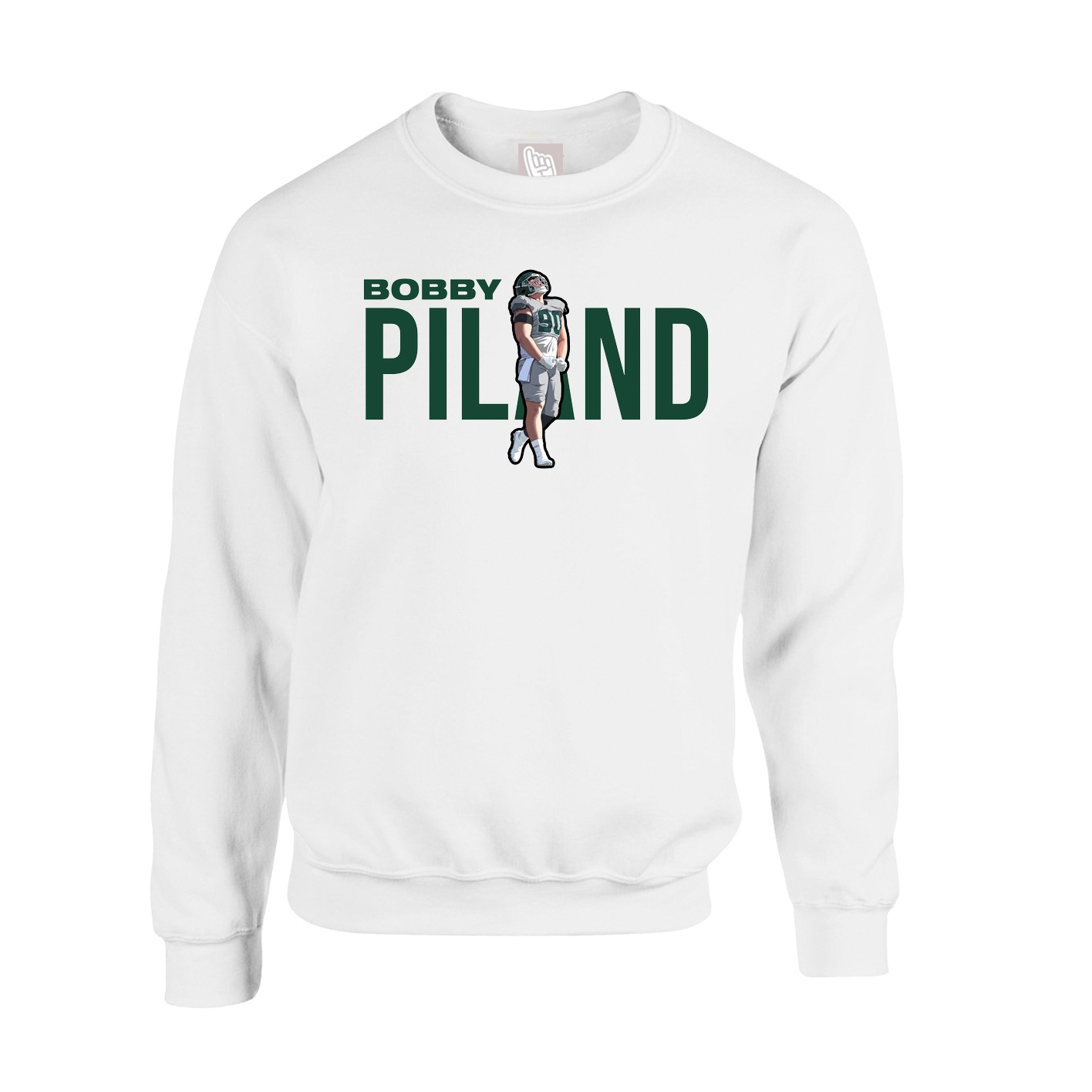 Fleece Crew — Player Name in White