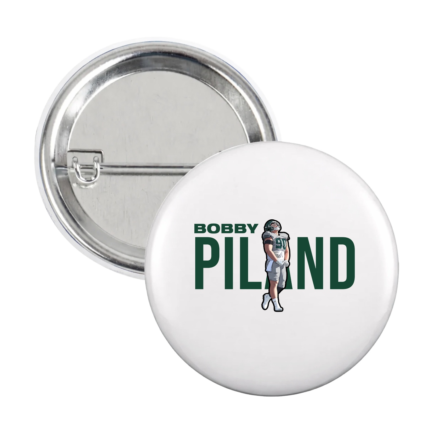 Game Day Button — Player Name in White