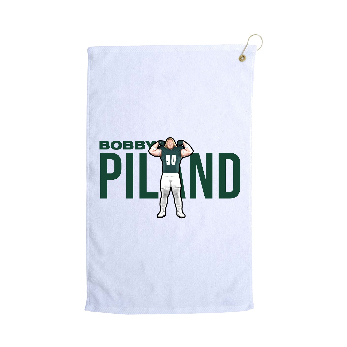 Golf Towel — Player Name in White