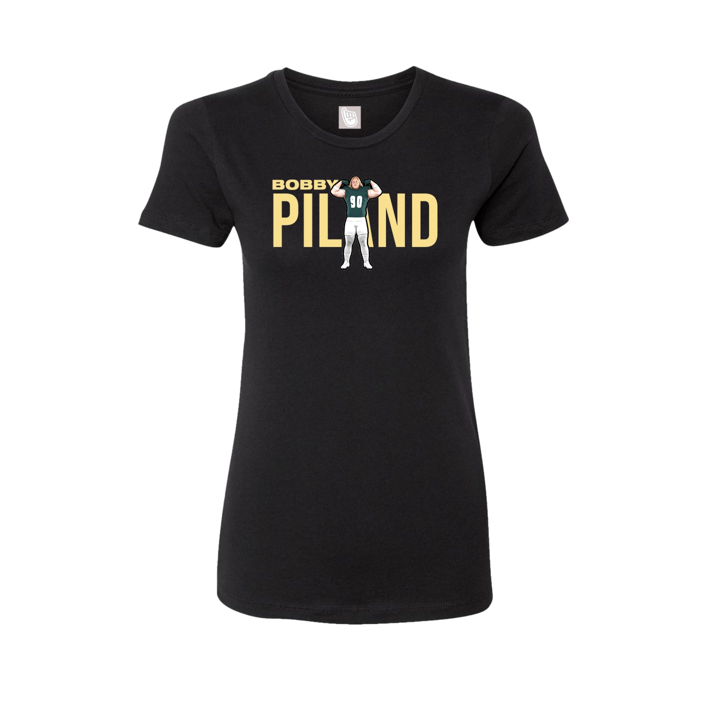 Womens Tee — Player Name in Black