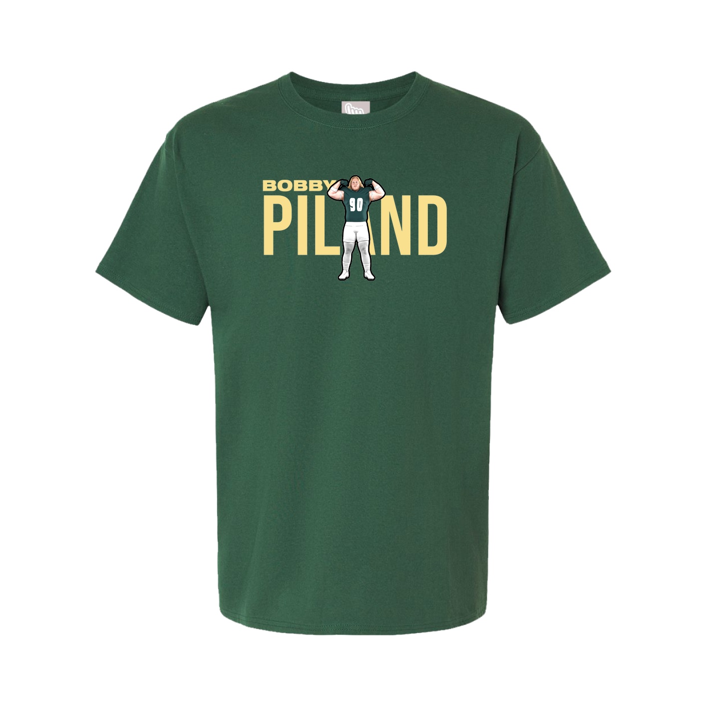 Youth Tee — Player Name in Green