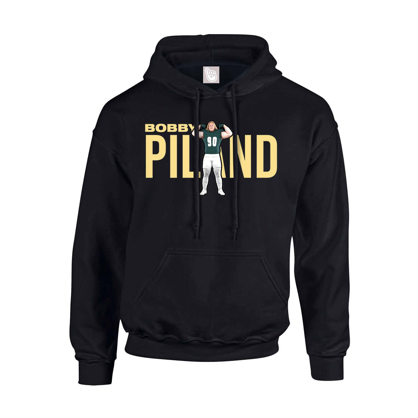 Hoodie — Player Name in Black