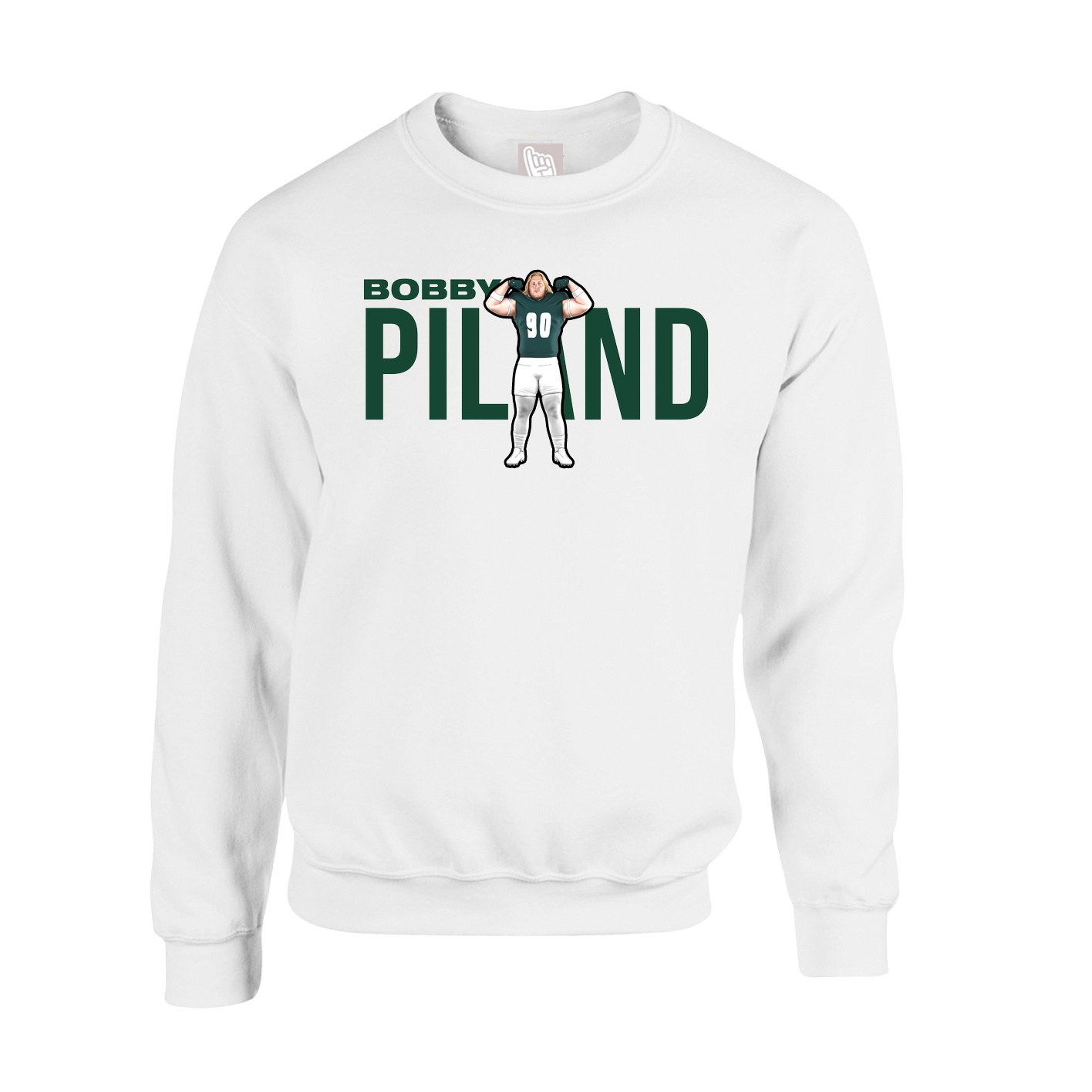 Fleece Crew — Player Name in White