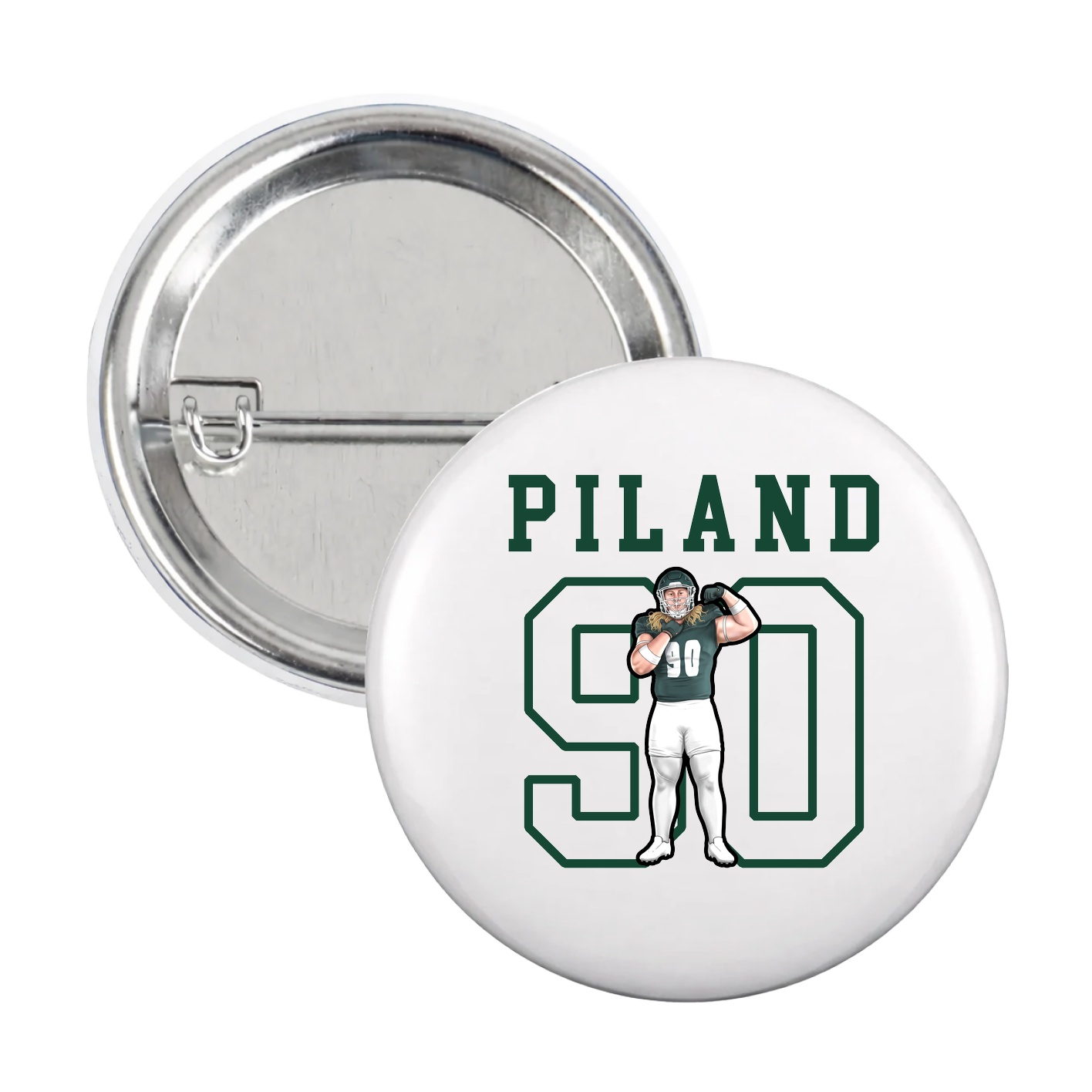 Game Day Button — Shirsey in White