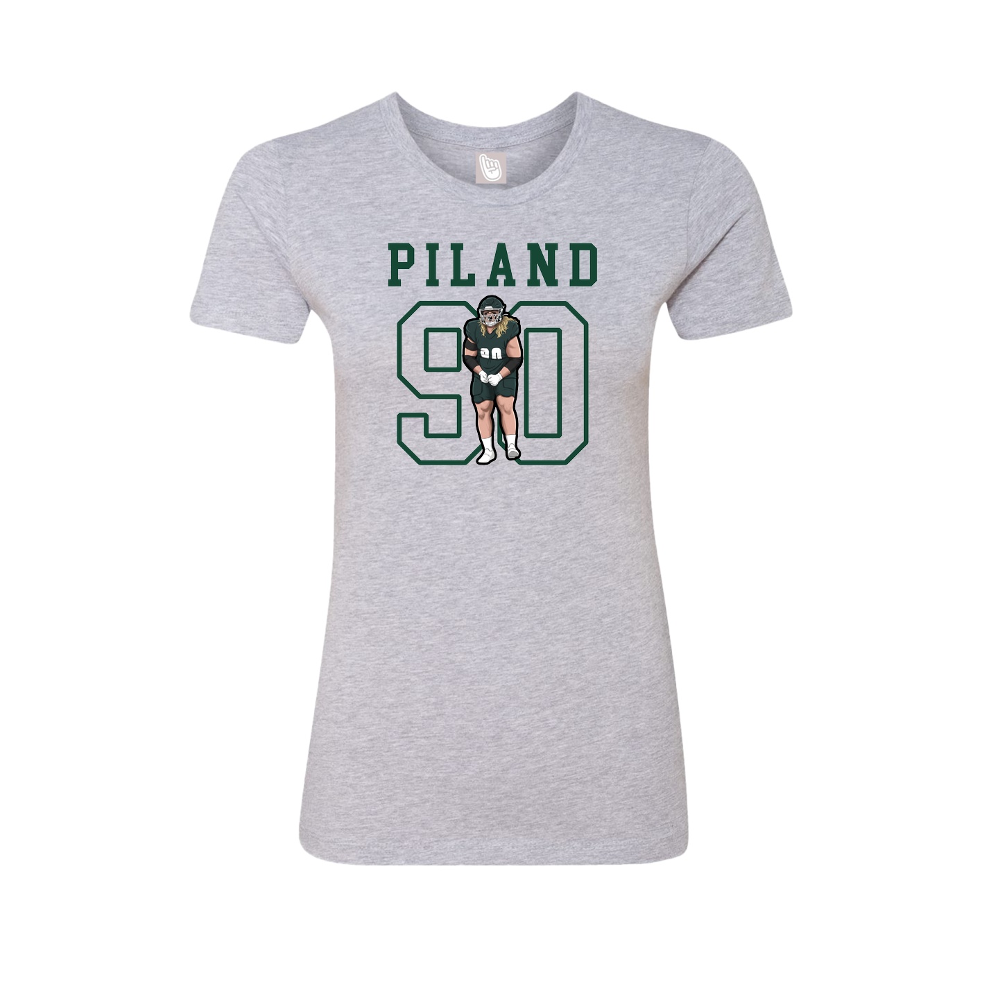 Fitted Women's Tee — Shirsey in Grey