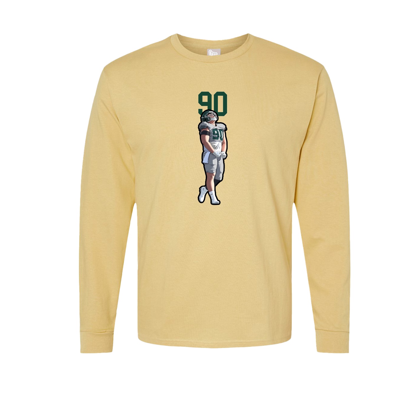 Long Sleeve Tee — Number Top in Vegas Gold