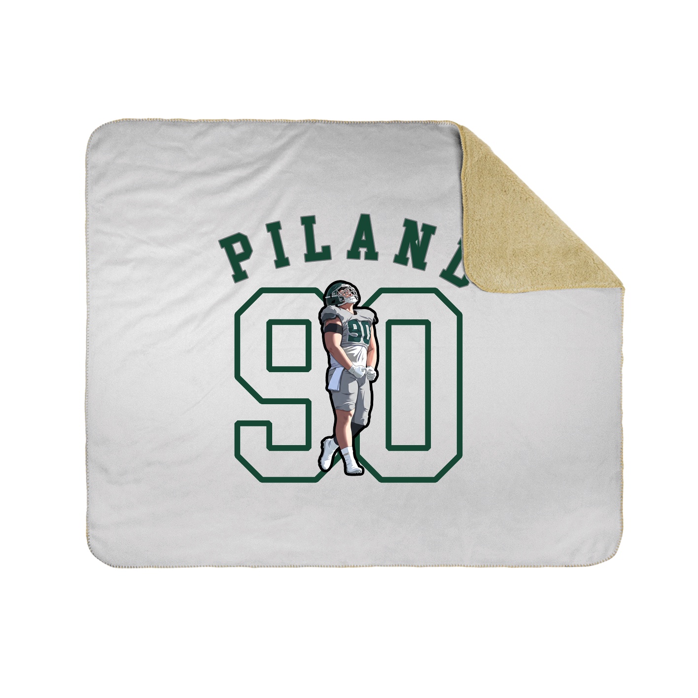 Throw Blanket — Shirsey Arch in White
