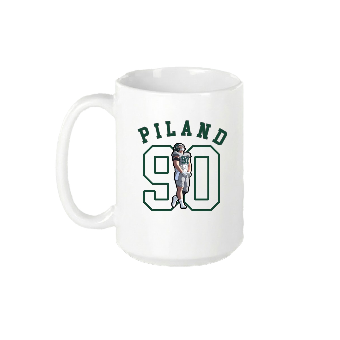 15oz Coffee Mug — Shirsey Arch in White