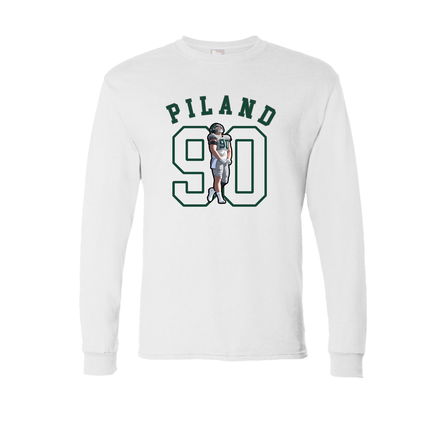 Long Sleeve Tee — Shirsey Arch in White