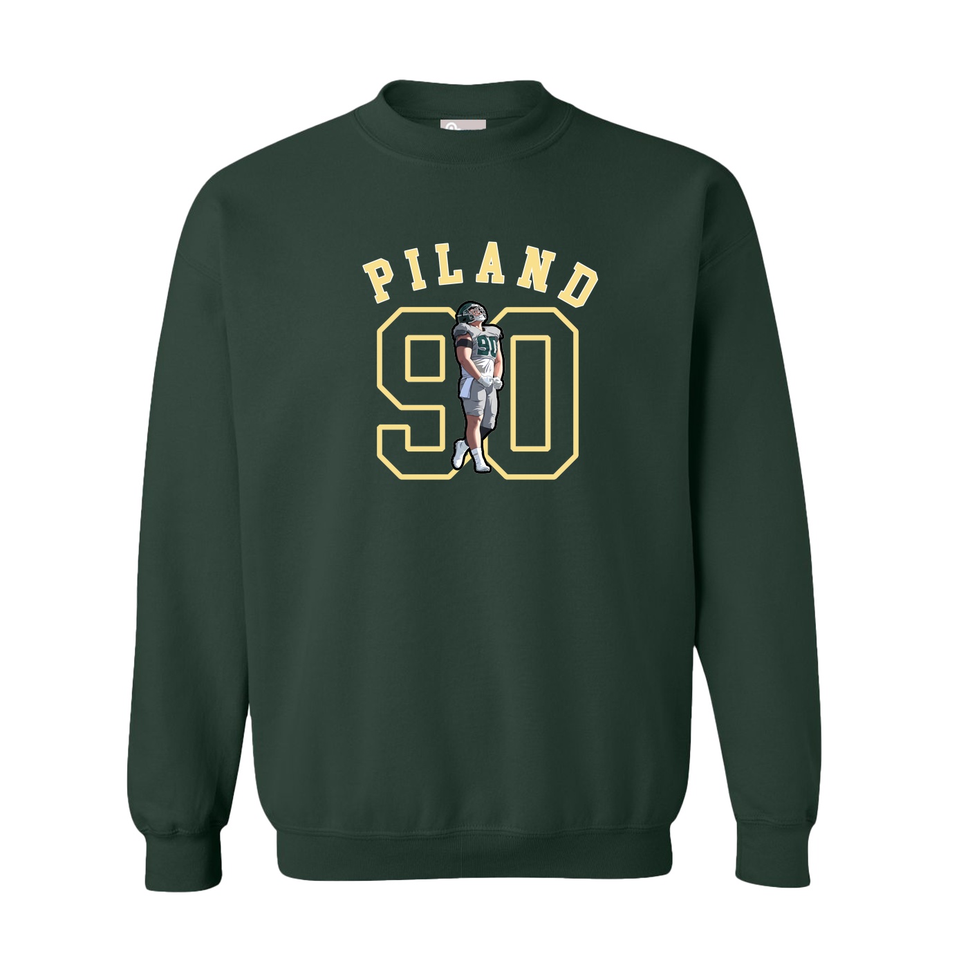 Fleece Crew — Shirsey Arch in Green