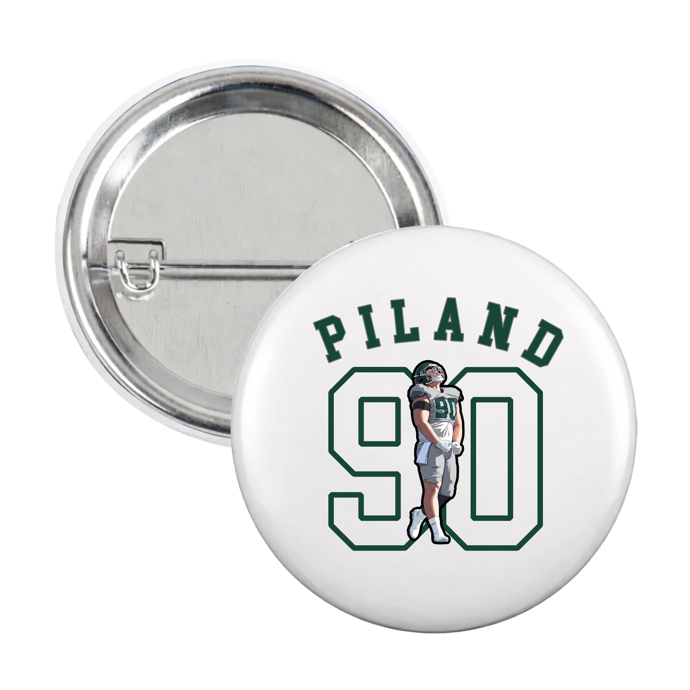 Game Day Button — Shirsey Arch in White