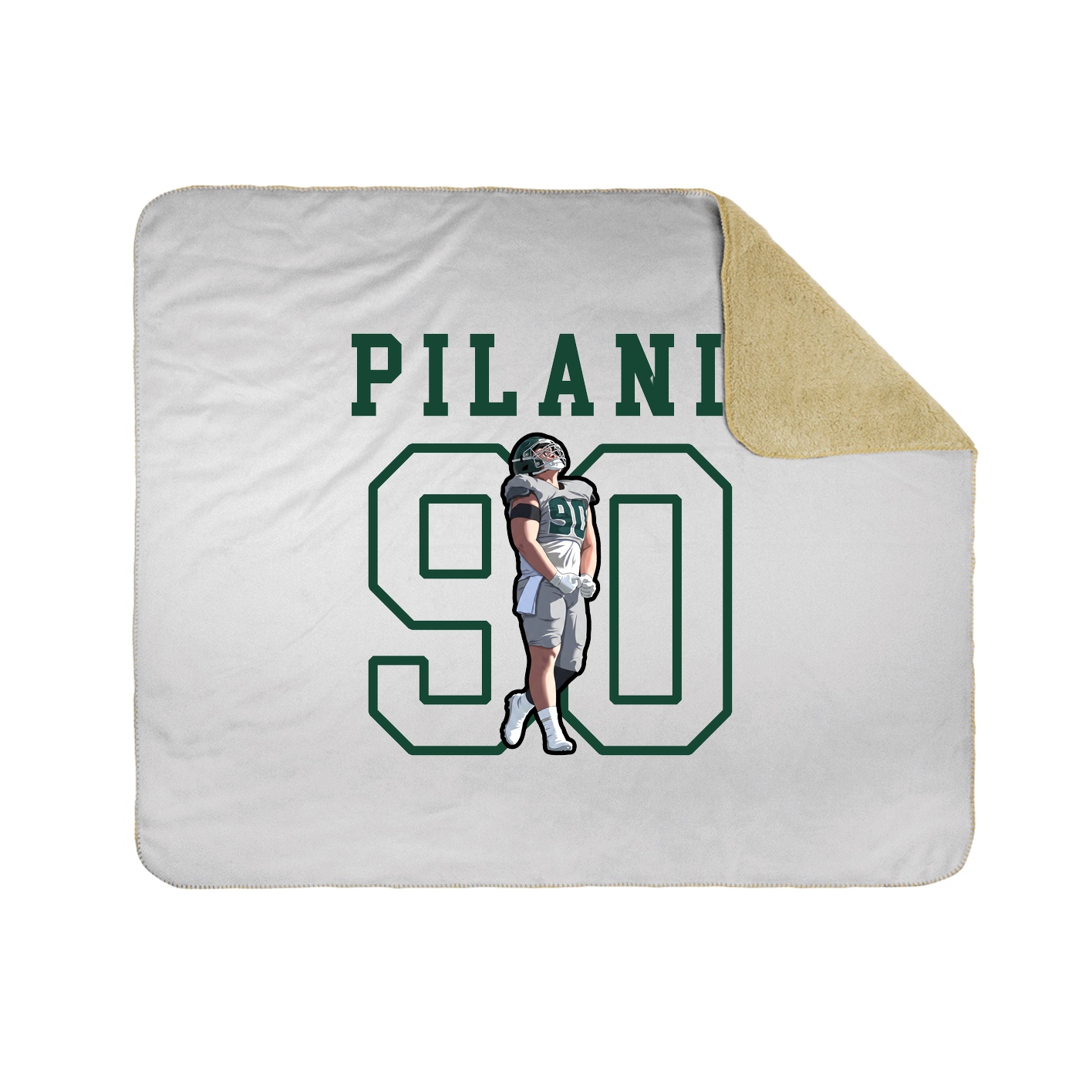Throw Blanket — Shirsey in White