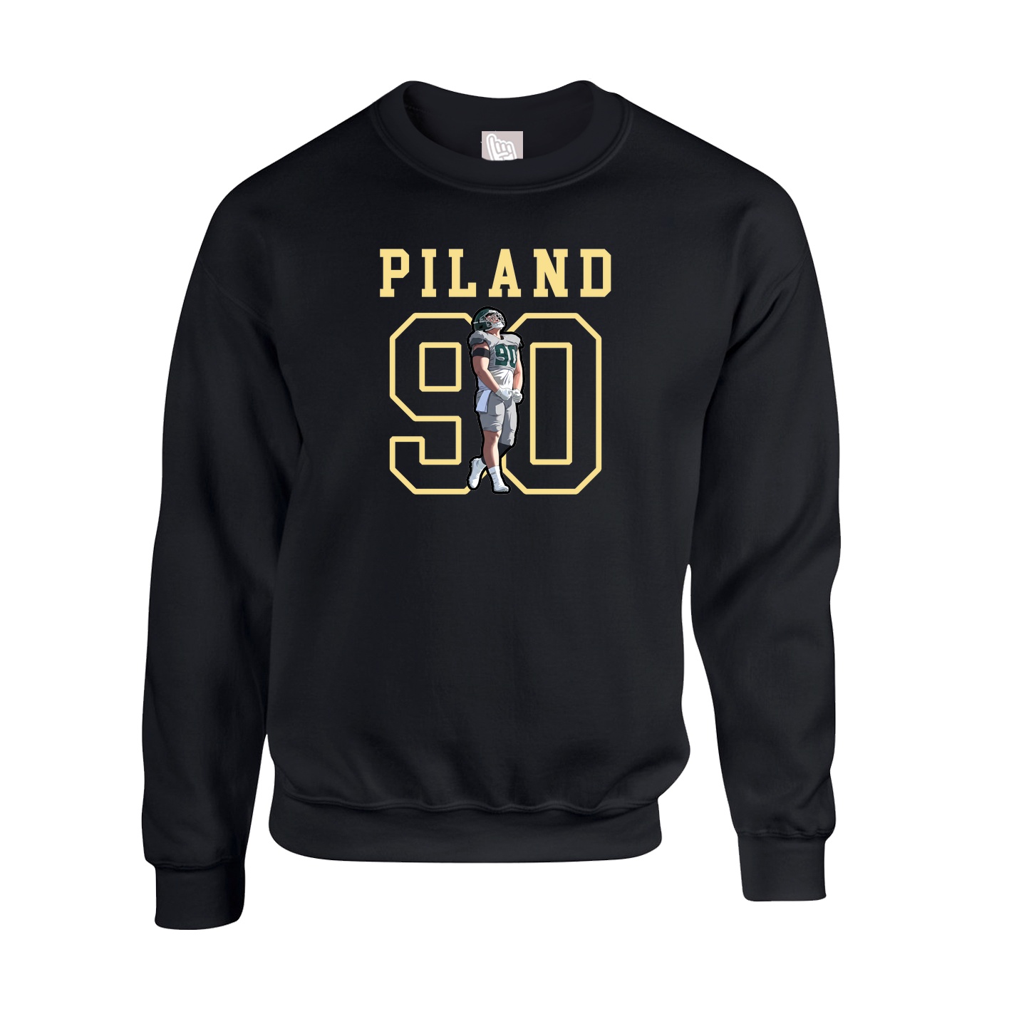 Fleece Crew — Shirsey in Black