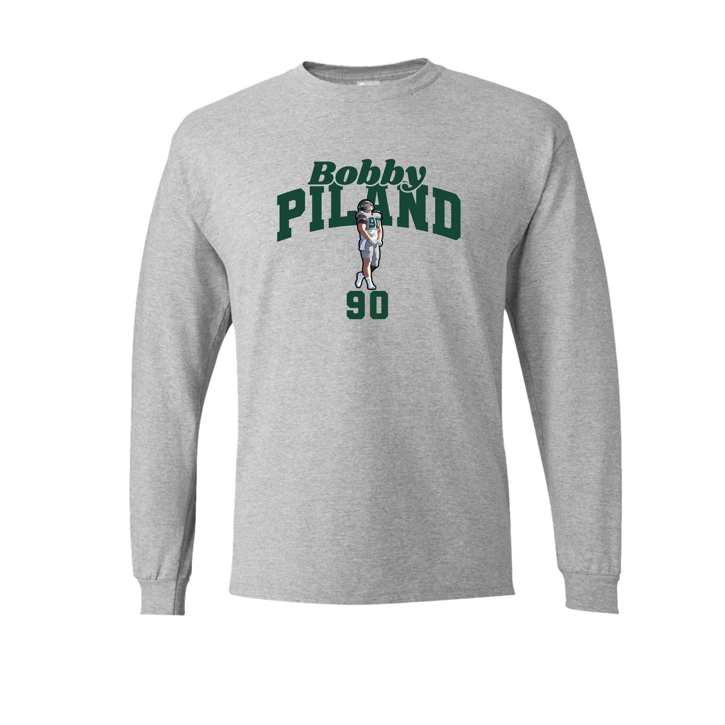 Long Sleeve Tee — Signature Arch in Grey