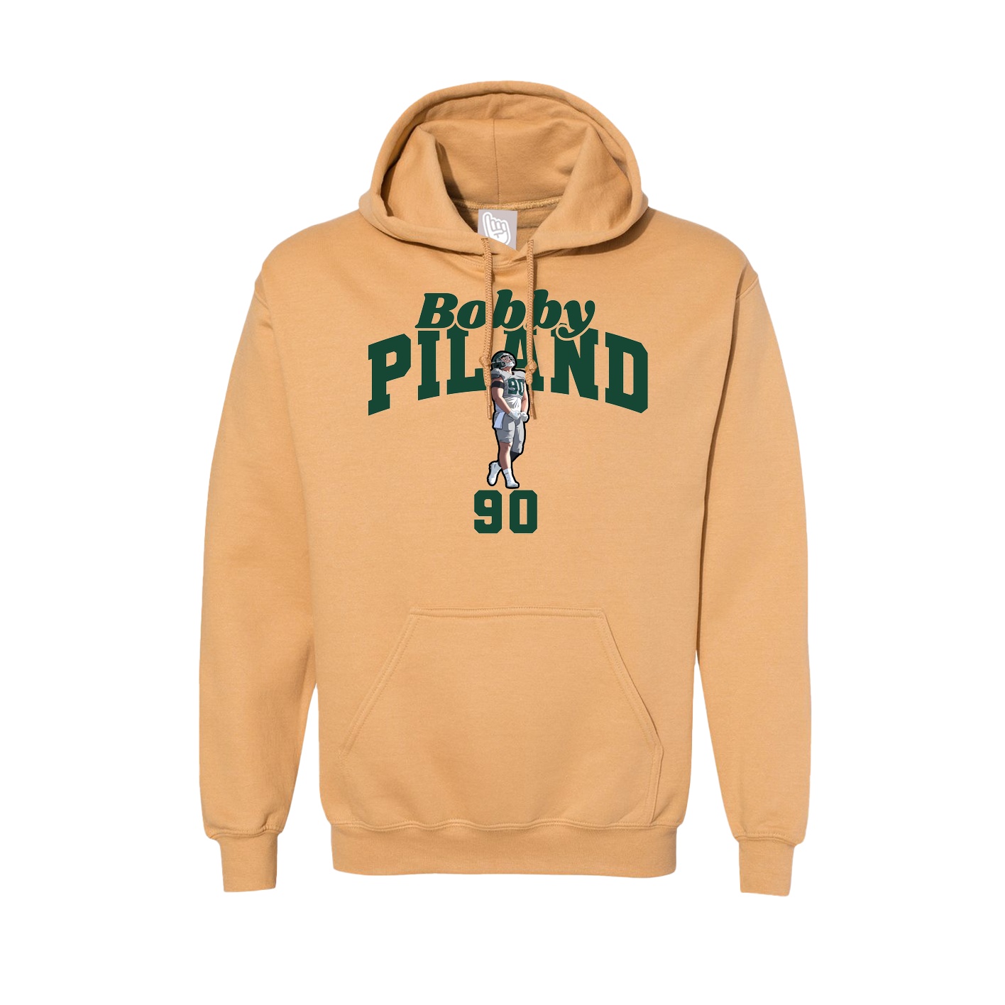 Hoodie — Signature Arch in Vegas Gold