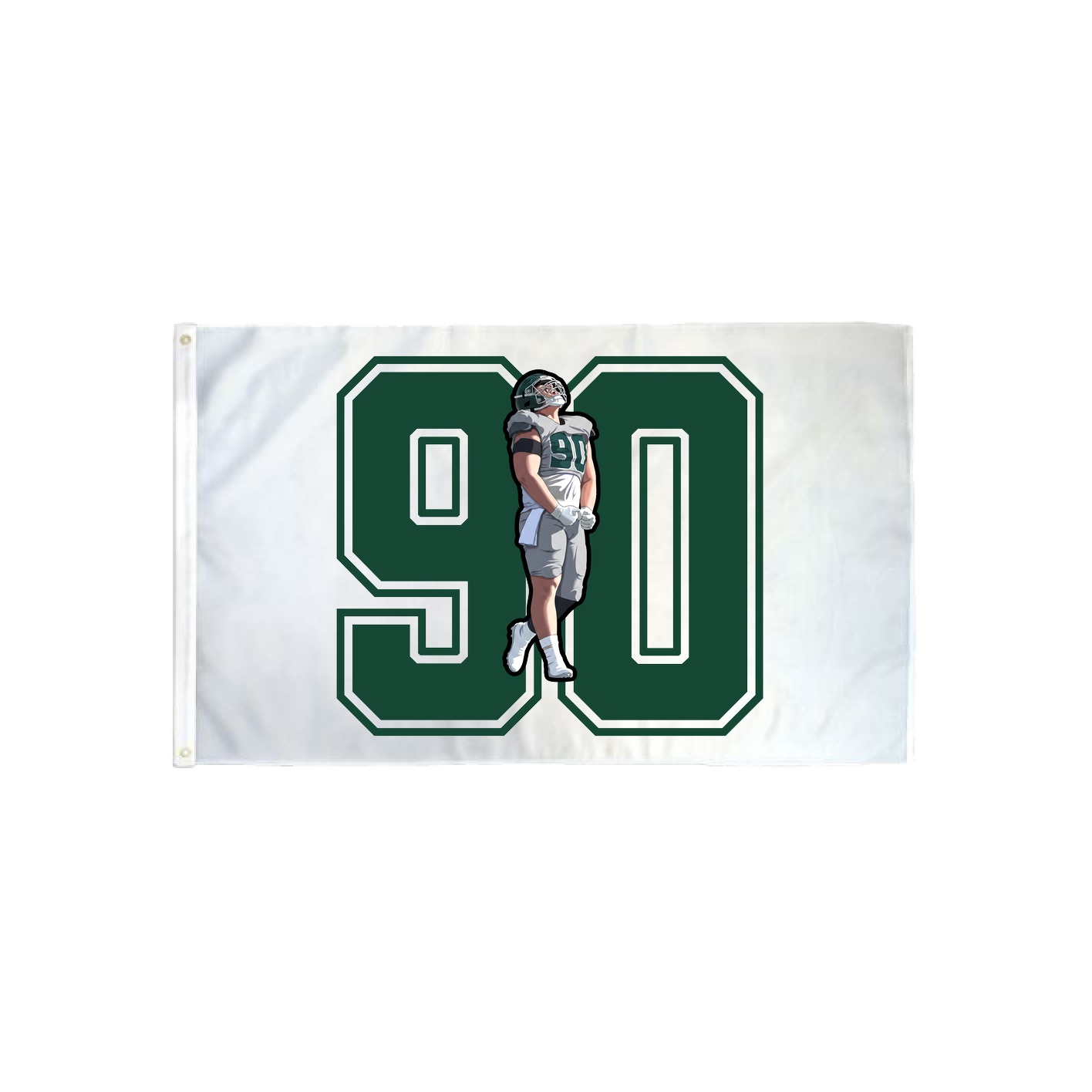 3x5 Flag — Number in Classic