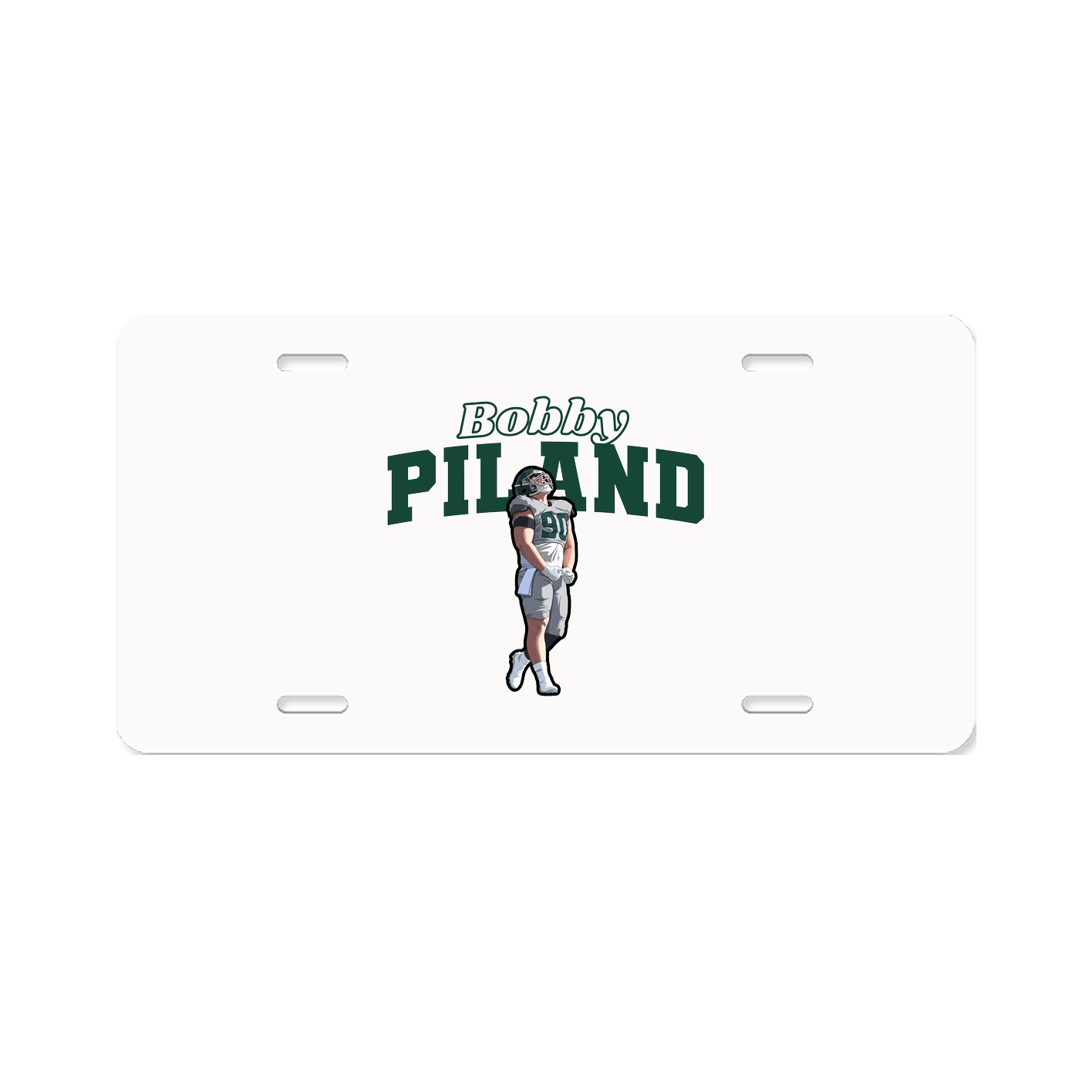 License Plate — Name Arch in Classic