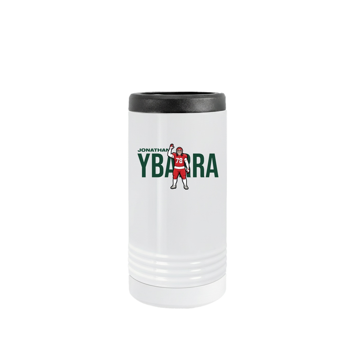 Slim Beverage Holder — Player Name in White